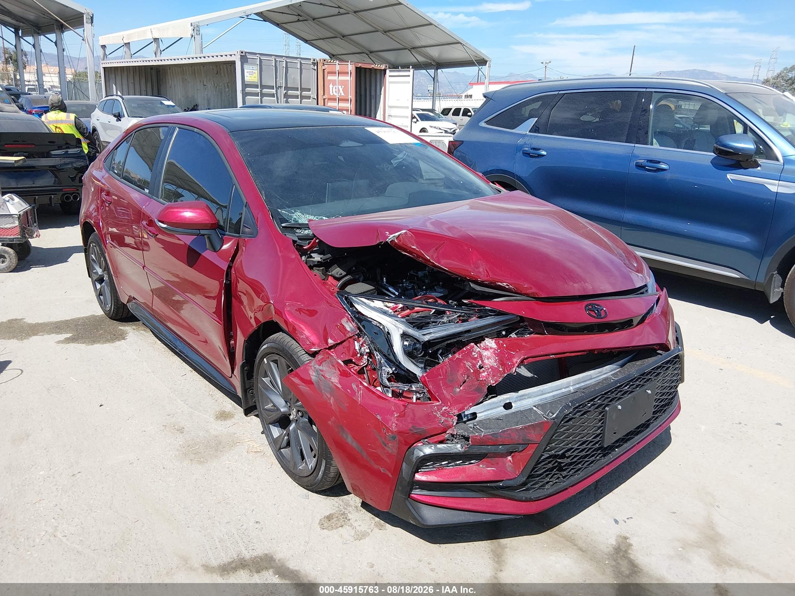 2026 Toyota Corolla VIN 5YFT4MCE6TP281912 — IAAI salvage auction photo
