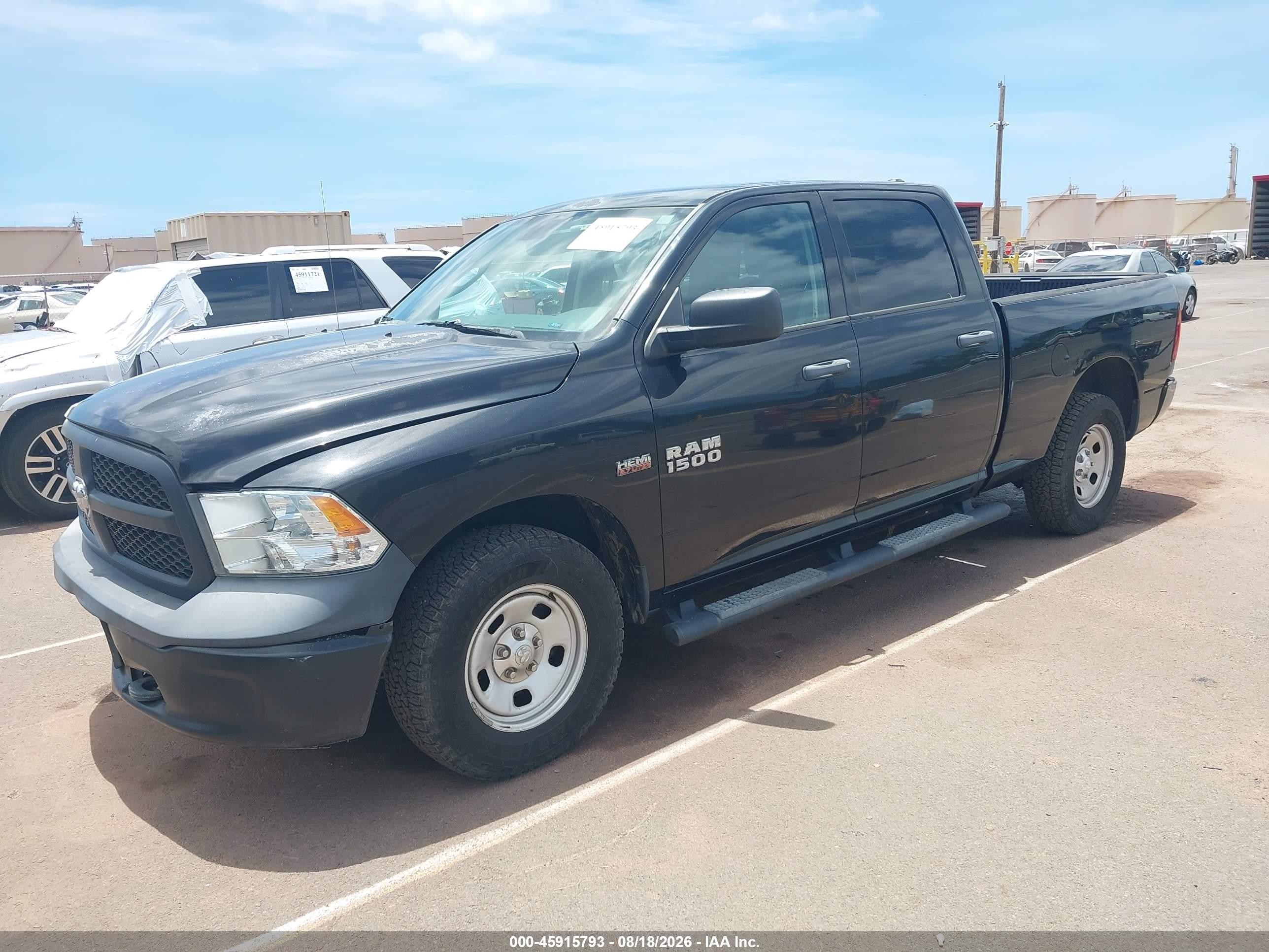 2015 Ram 1500 VIN 1C6RR7ST6FS717648 IAAI salvage auction — Front End, Salvage (Hawaii), sold $6,200 on 2026-10-08 (photo 2)