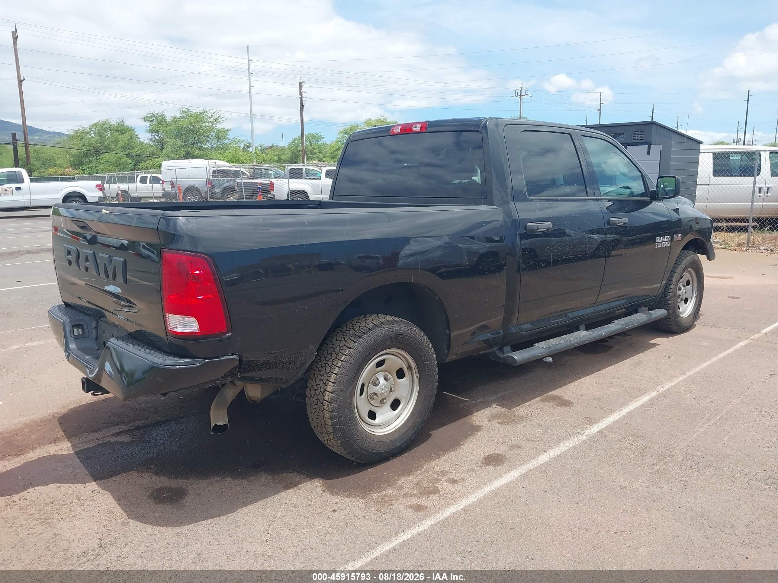 2015 Ram 1500 VIN 1C6RR7ST6FS717648 IAAI salvage auction — Front End, Salvage (Hawaii), sold $6,200 on 2026-10-08 (photo 4)
