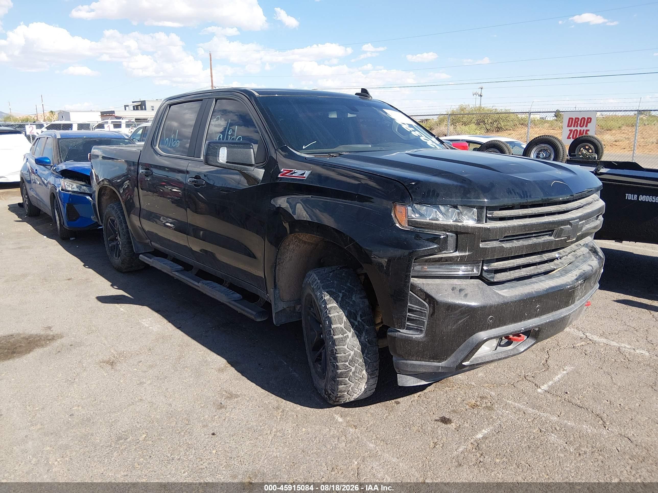 2020 Chevrolet Silverado 1500 VIN 1GCPYFEDXLZ353898 — IAAI salvage auction photo
