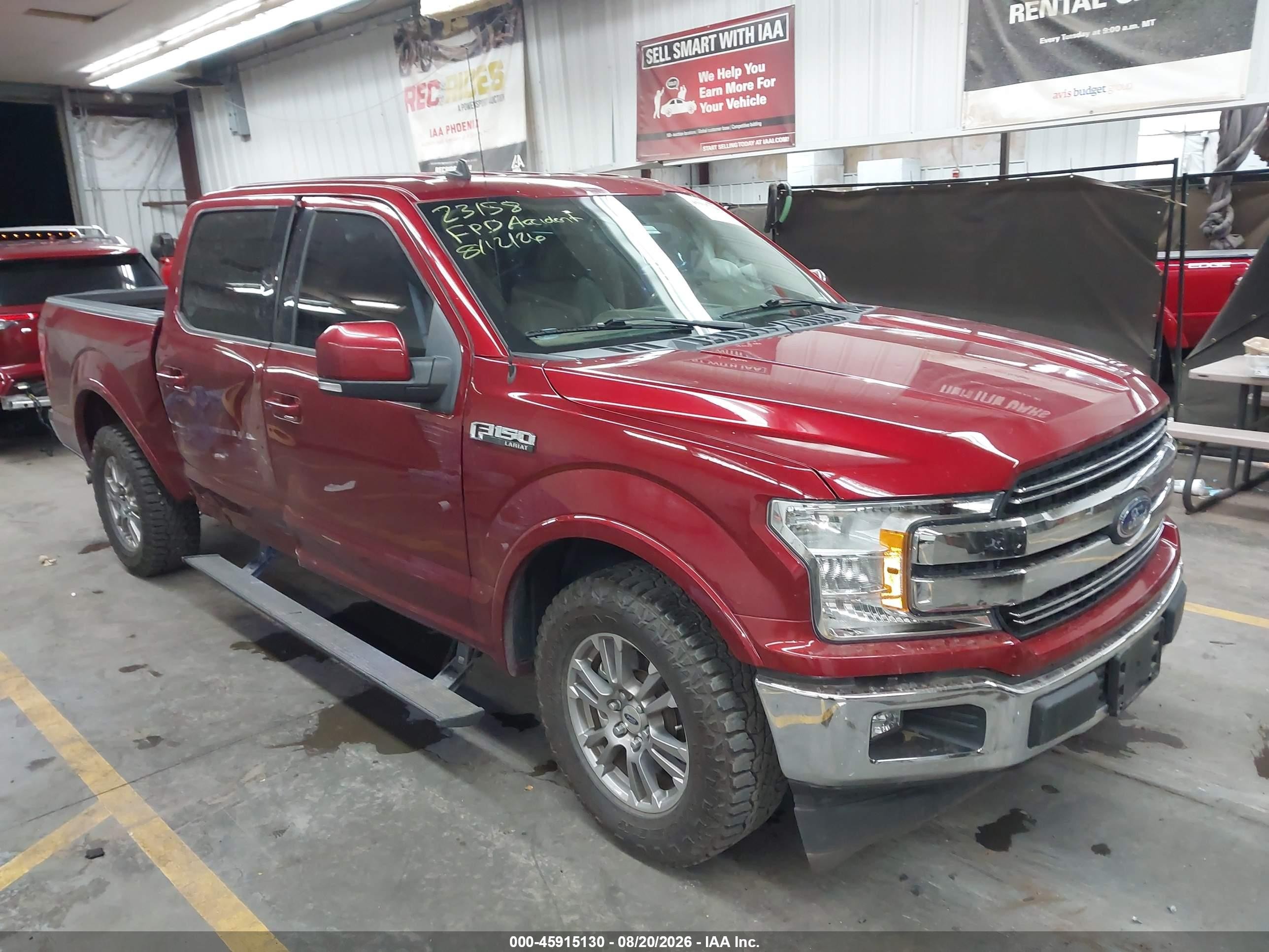 2019 Ford F-150 VIN 1FTEW1C5XKKE77334 — IAAI salvage auction photo