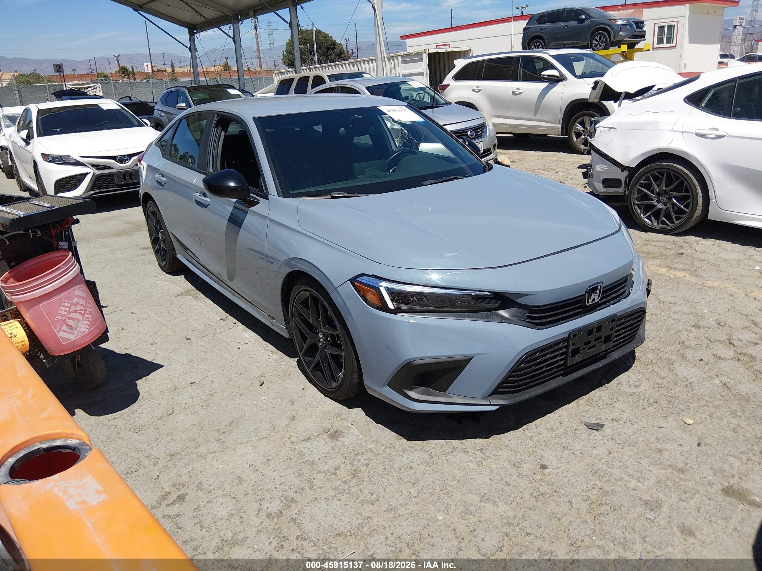 2024 Honda Civic VIN 2HGFE2F55RH576848 — IAAI salvage auction photo