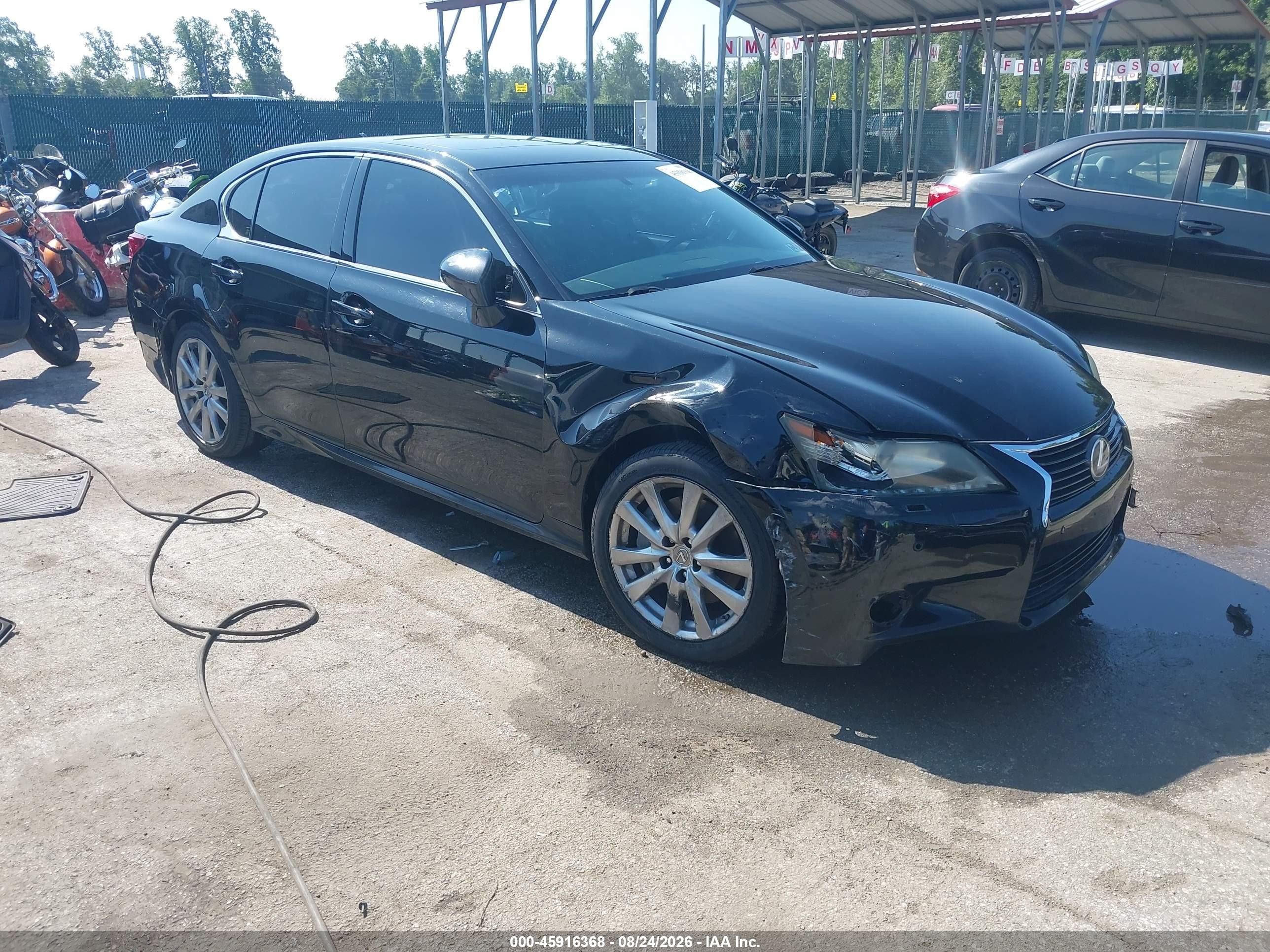 2013 Lexus Gs VIN JTHCE1BL7D5005554 IAAI salvage auction — Front End, Salvage - Greater Than 75% (Maryland), sold $1,850 on 2026-09-12 (photo 1)