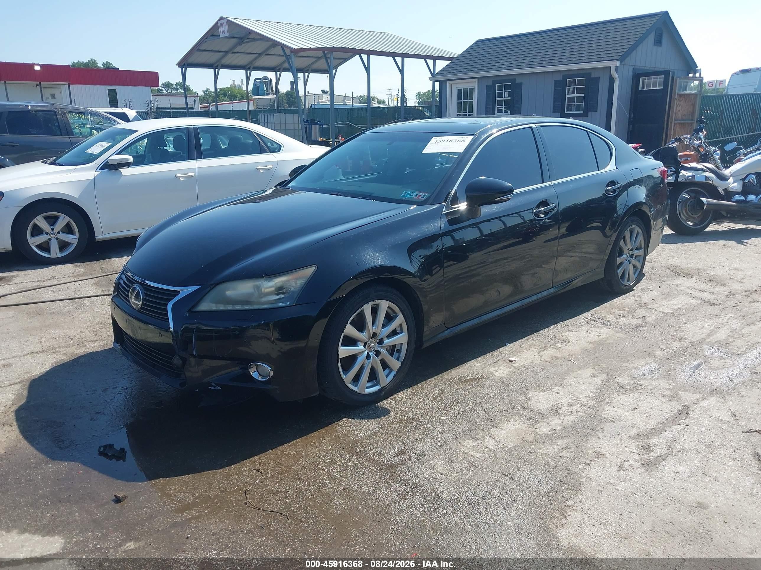 2013 Lexus Gs VIN JTHCE1BL7D5005554 IAAI salvage auction — Front End, Salvage - Greater Than 75% (Maryland), sold $1,850 on 2026-09-12 (photo 2)