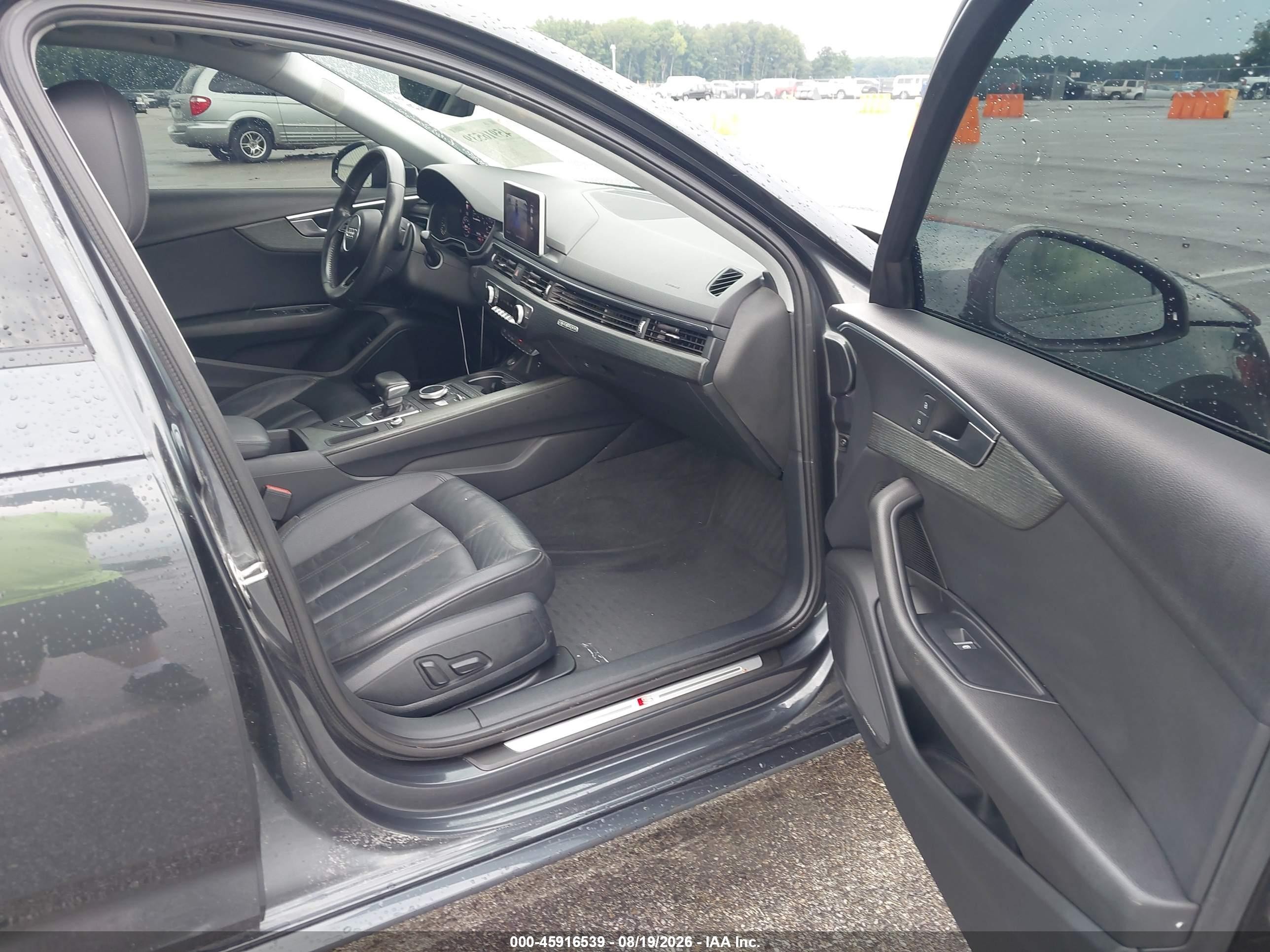 2018 Audi A4 VIN WAUENAF49JA094976 IAAI salvage auction — Front End, Clear (Indiana), sold $4,950 on 2026-09-13 (photo 5)