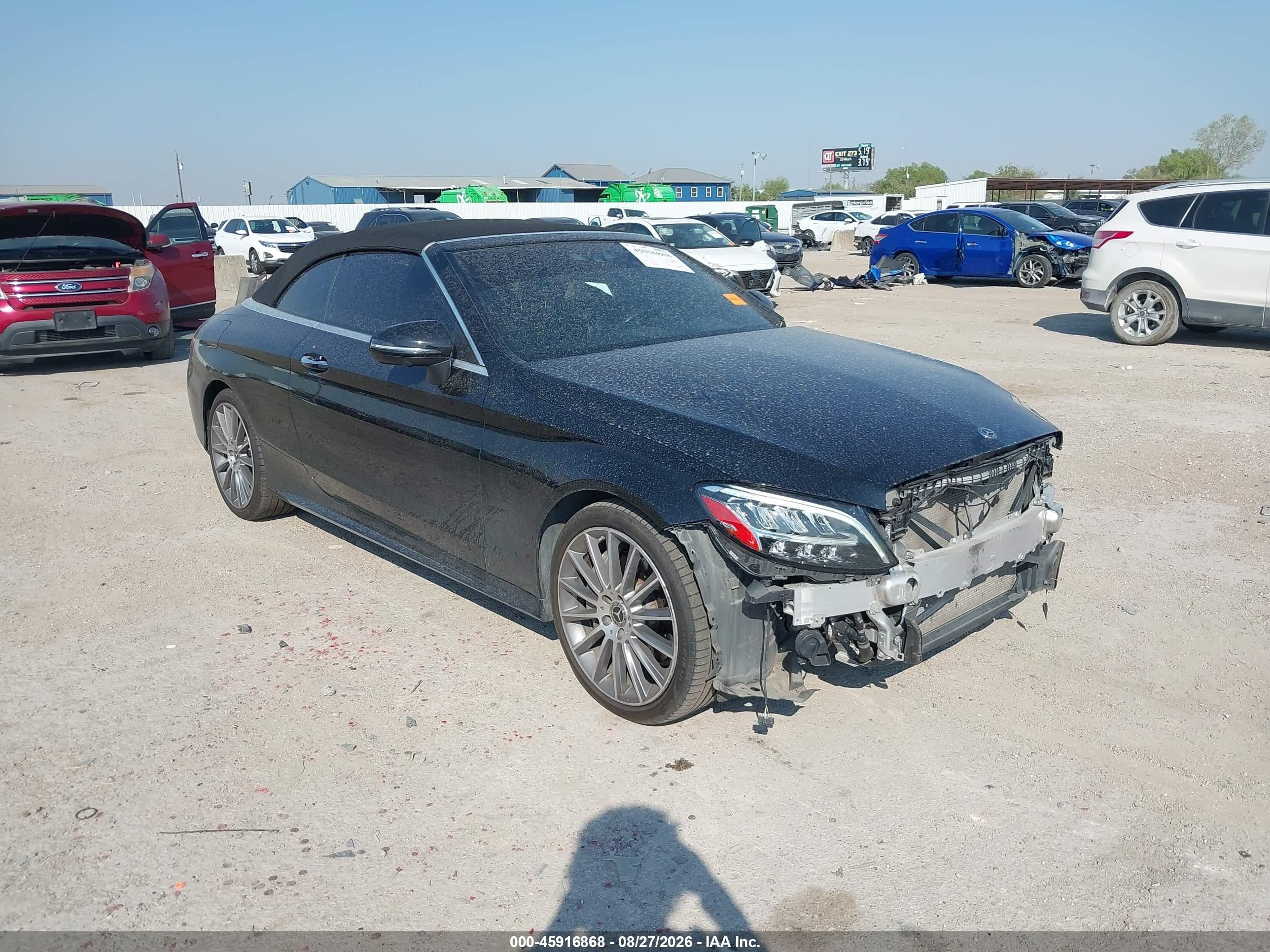 2019 Mercedes-Benz C-Class VIN WDDWK8DB0KF928007 — IAAI salvage auction photo