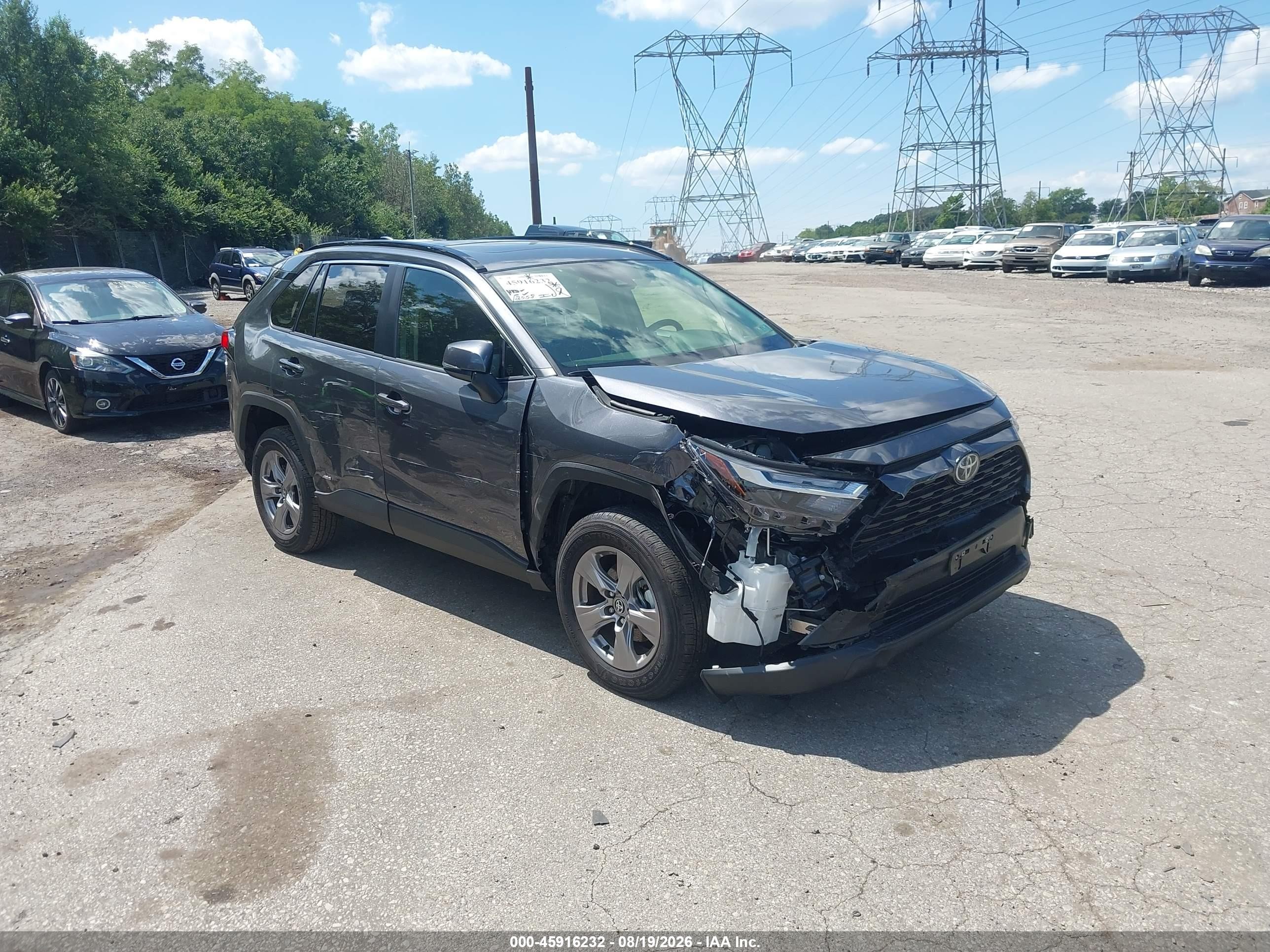 2025 Toyota RAV4 Hybrid VIN JTMRWRFV9SD316358 — IAAI salvage auction photo