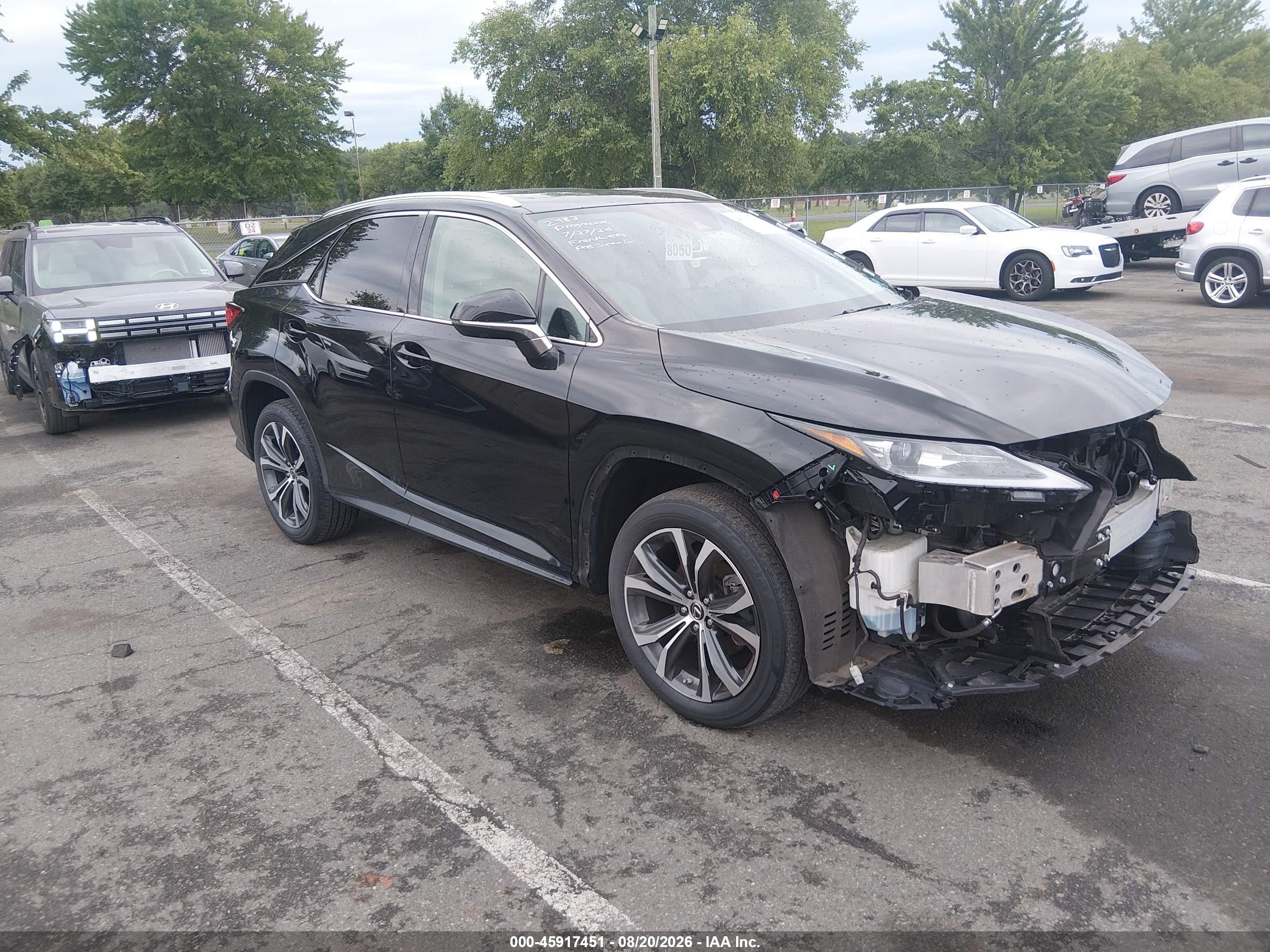 2020 Lexus RX 350 VIN 2T2HZMDA5LC253579 — IAAI salvage auction photo