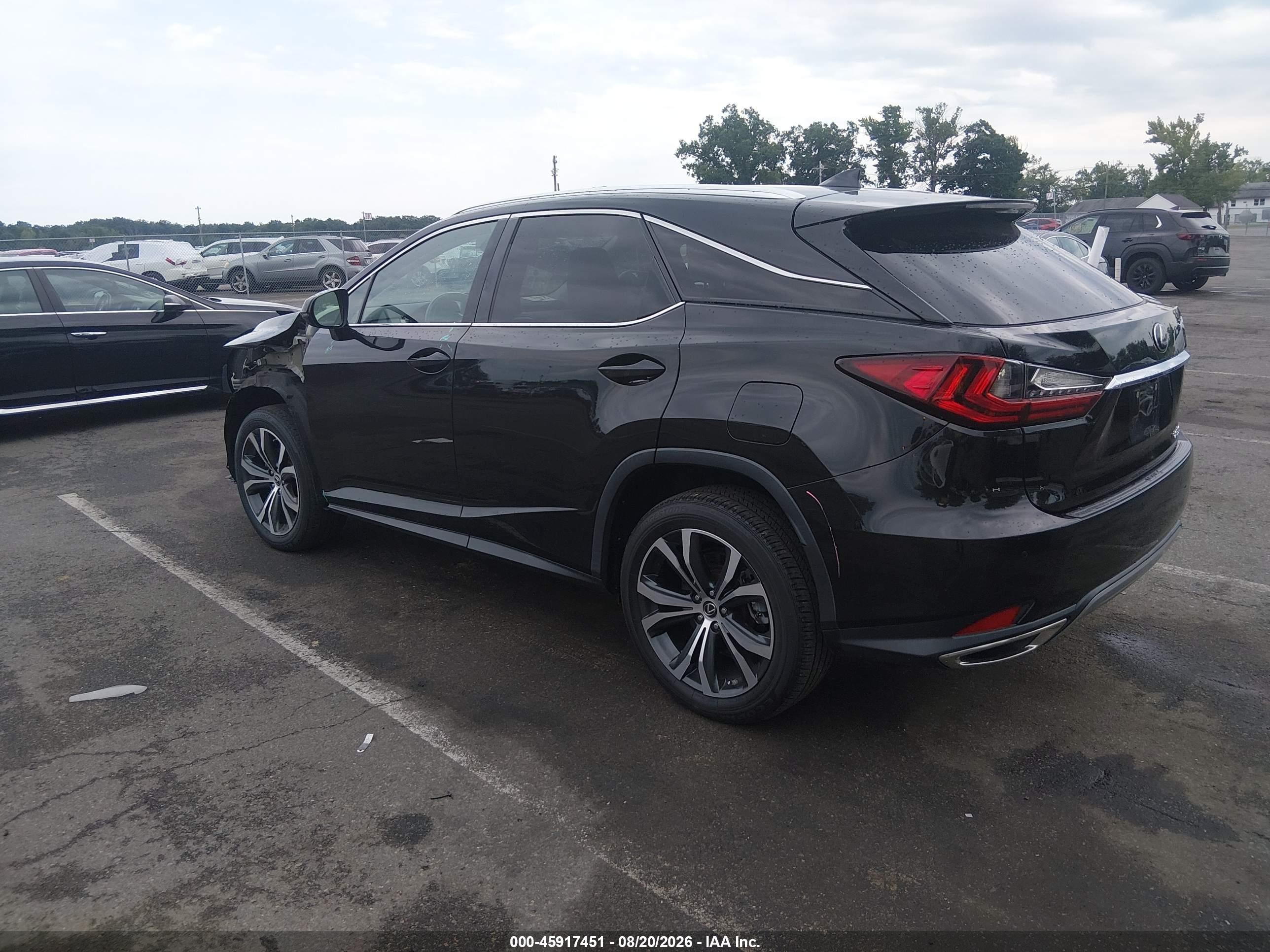 2020 Lexus RX 350 VIN 2T2HZMDA5LC253579 IAAI salvage auction — Front End, Salvage (New Jersey), sold $14,200 on 2026-09-10 (photo 3)