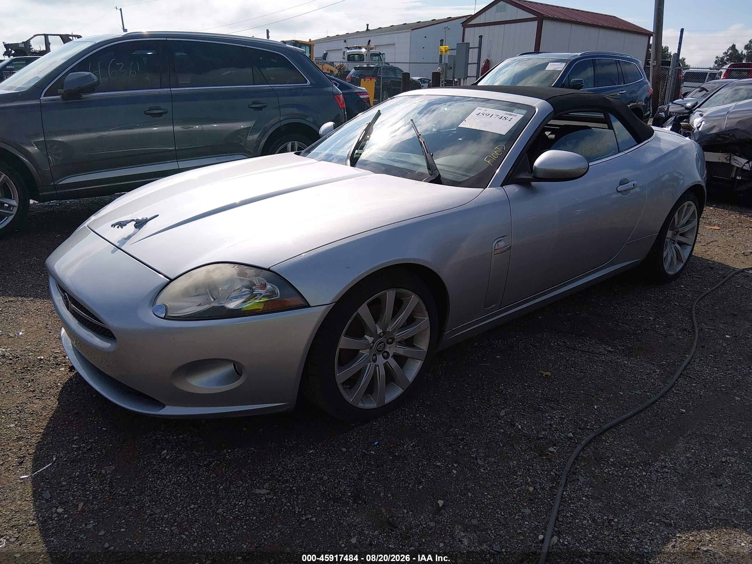 2007 Jaguar Xk VIN SAJWA44B375B15929 IAAI salvage auction — Water/Flood, Salvage (Indiana), sold $2,200 on 2026-09-19 (photo 2)