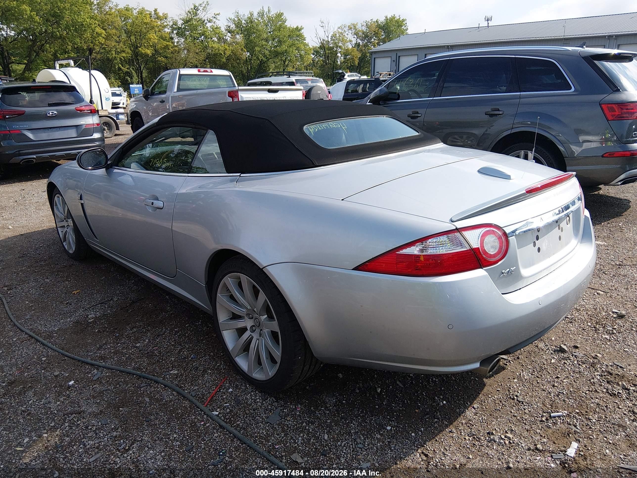 2007 Jaguar Xk VIN SAJWA44B375B15929 IAAI salvage auction — Water/Flood, Salvage (Indiana), sold $2,200 on 2026-09-19 (photo 3)