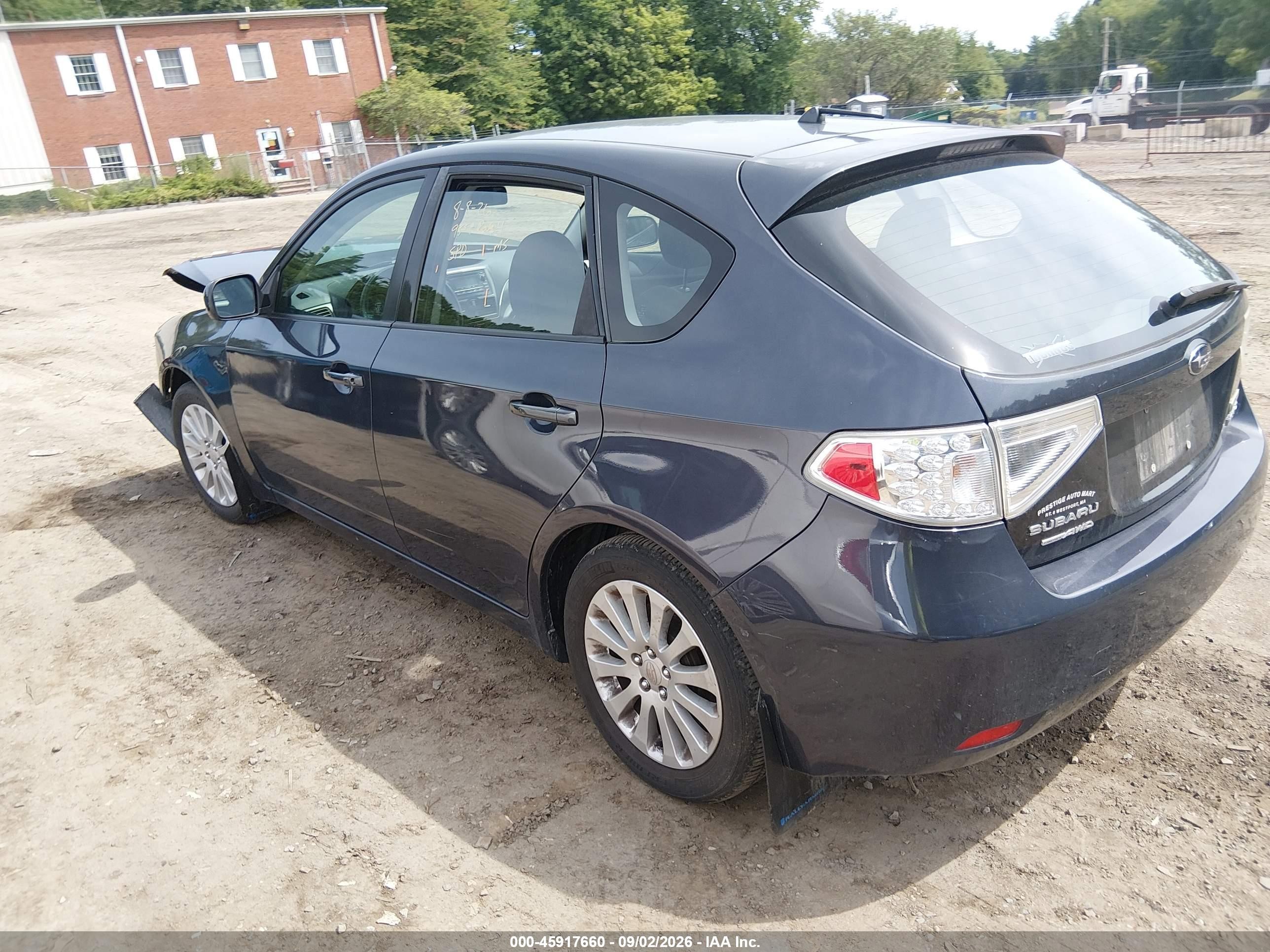 2011 Subaru Impreza VIN JF1GH6B65BH804123 IAAI salvage auction — Front End, Clear (Massachusetts), sold $300 on 2026-09-10 (photo 3)