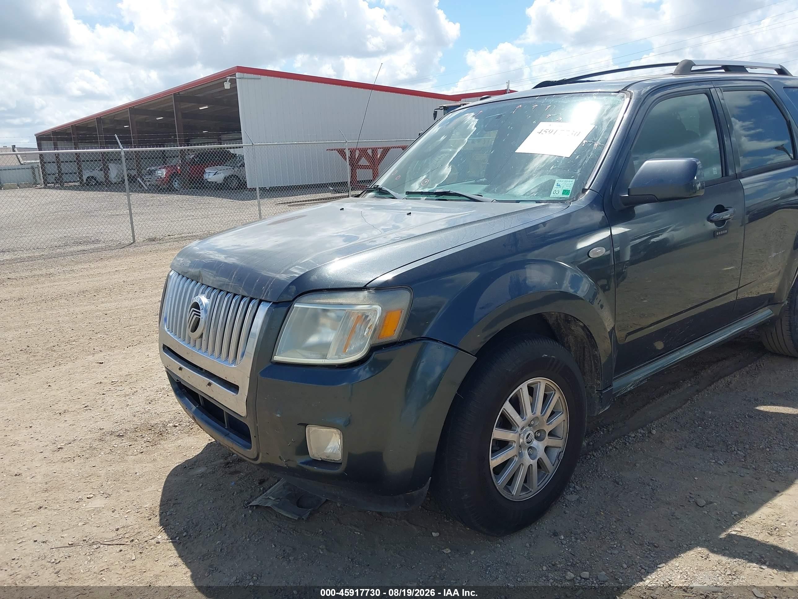 2009 Mercury Mariner VIN 4M2CU87729KJ15410 IAAI salvage auction — Front End, Salvage (Louisiana), sold $350 on 2026-09-05 (photo 6)