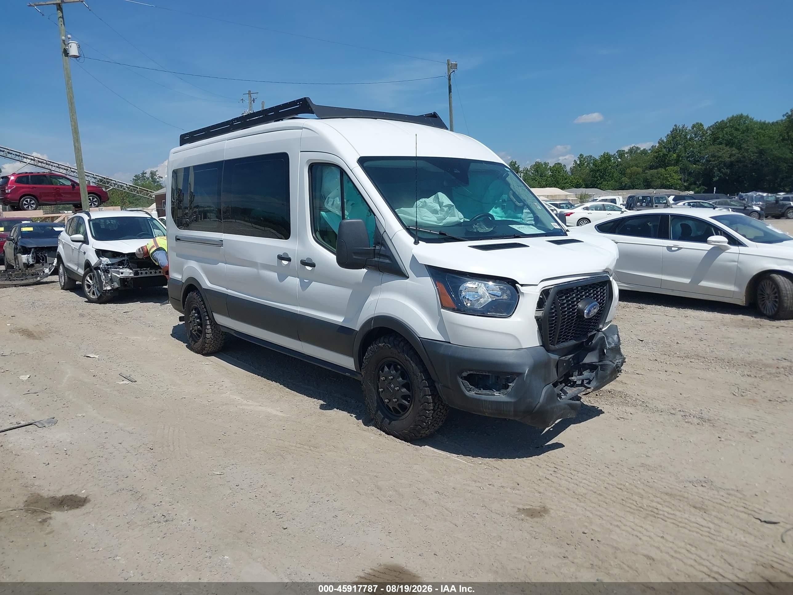 2021 Ford Transit-350 VIN 1FBAX9C80MKA42608 — IAAI salvage auction photo