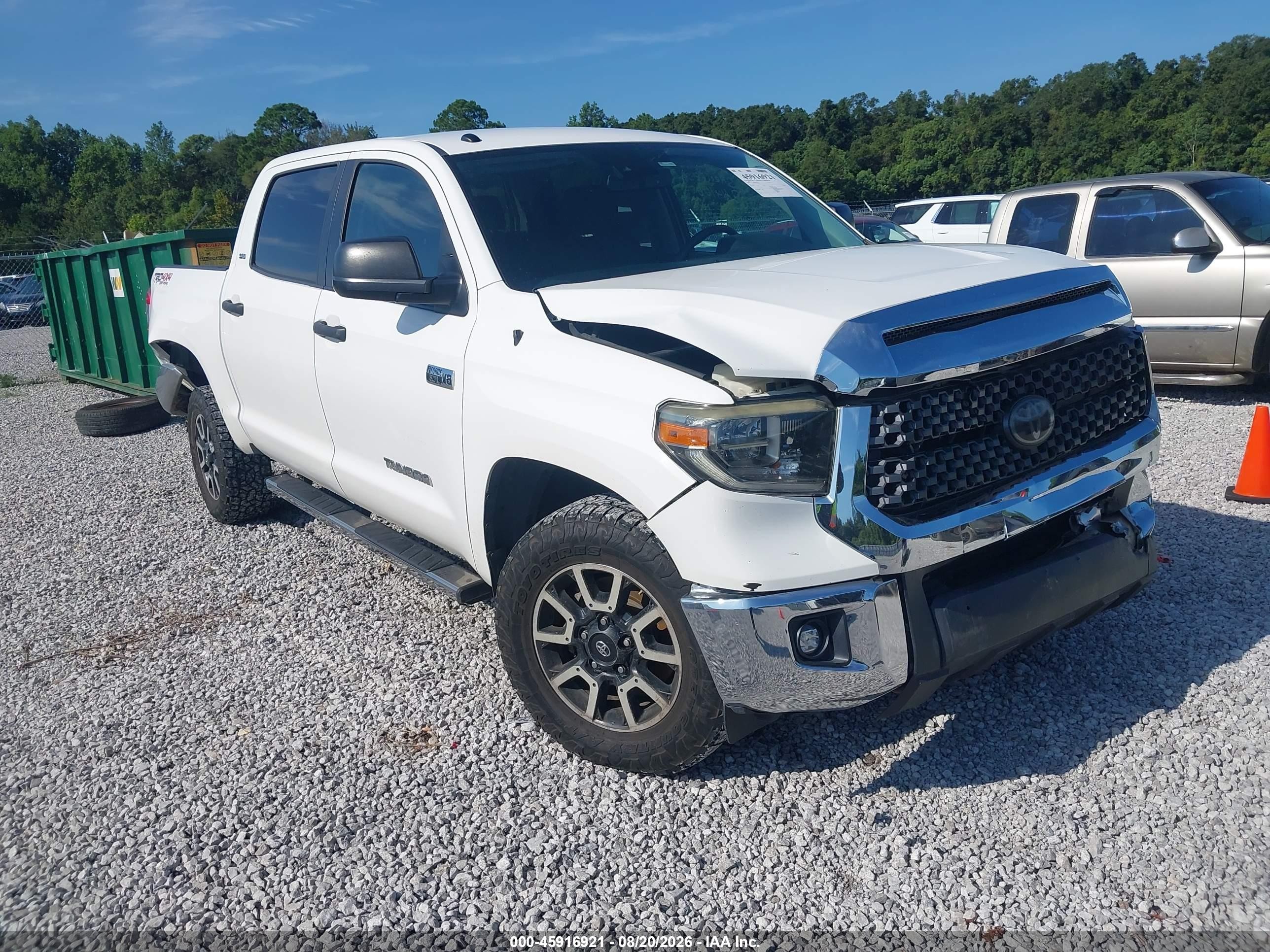 2018 Toyota Tundra VIN 5TFDY5F19JX769127 — IAAI salvage auction photo