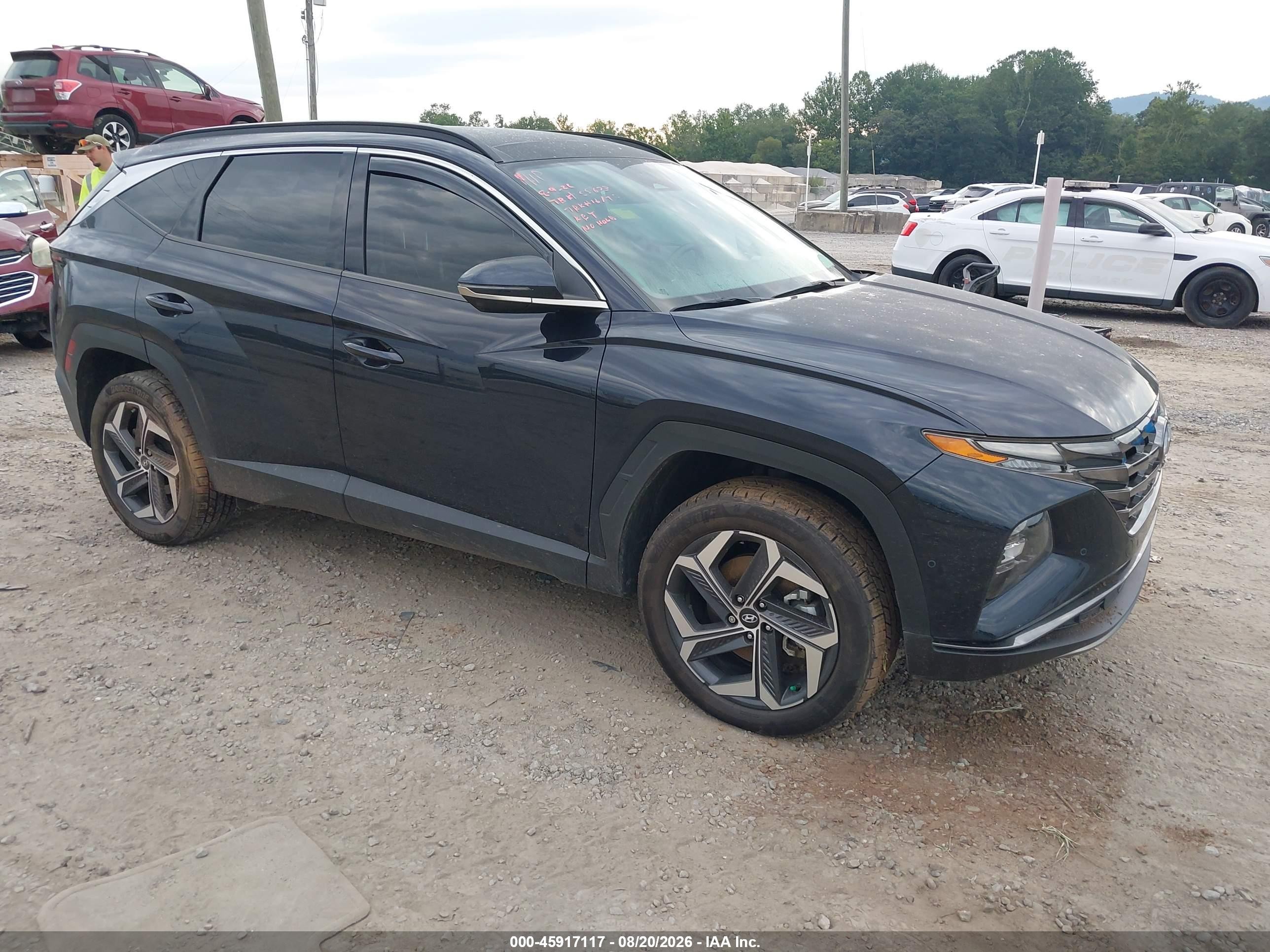 2022 Hyundai Tucson Hybrid VIN KM8JECA16NU048435 — IAAI salvage auction photo
