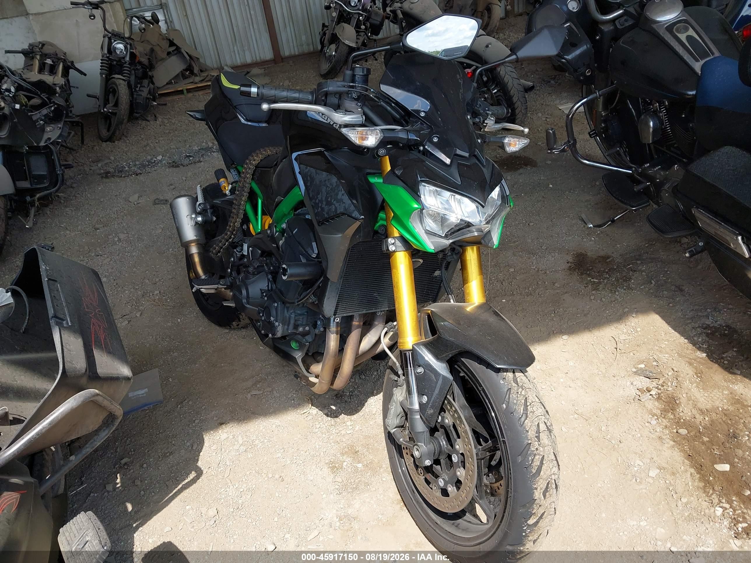 2024 Kawasaki Zr VIN ML5ZRDM12RDA69329 IAAI salvage auction — Unknown, Scrap (Michigan), sold $3,100 on 2026-09-09 (photo 1)