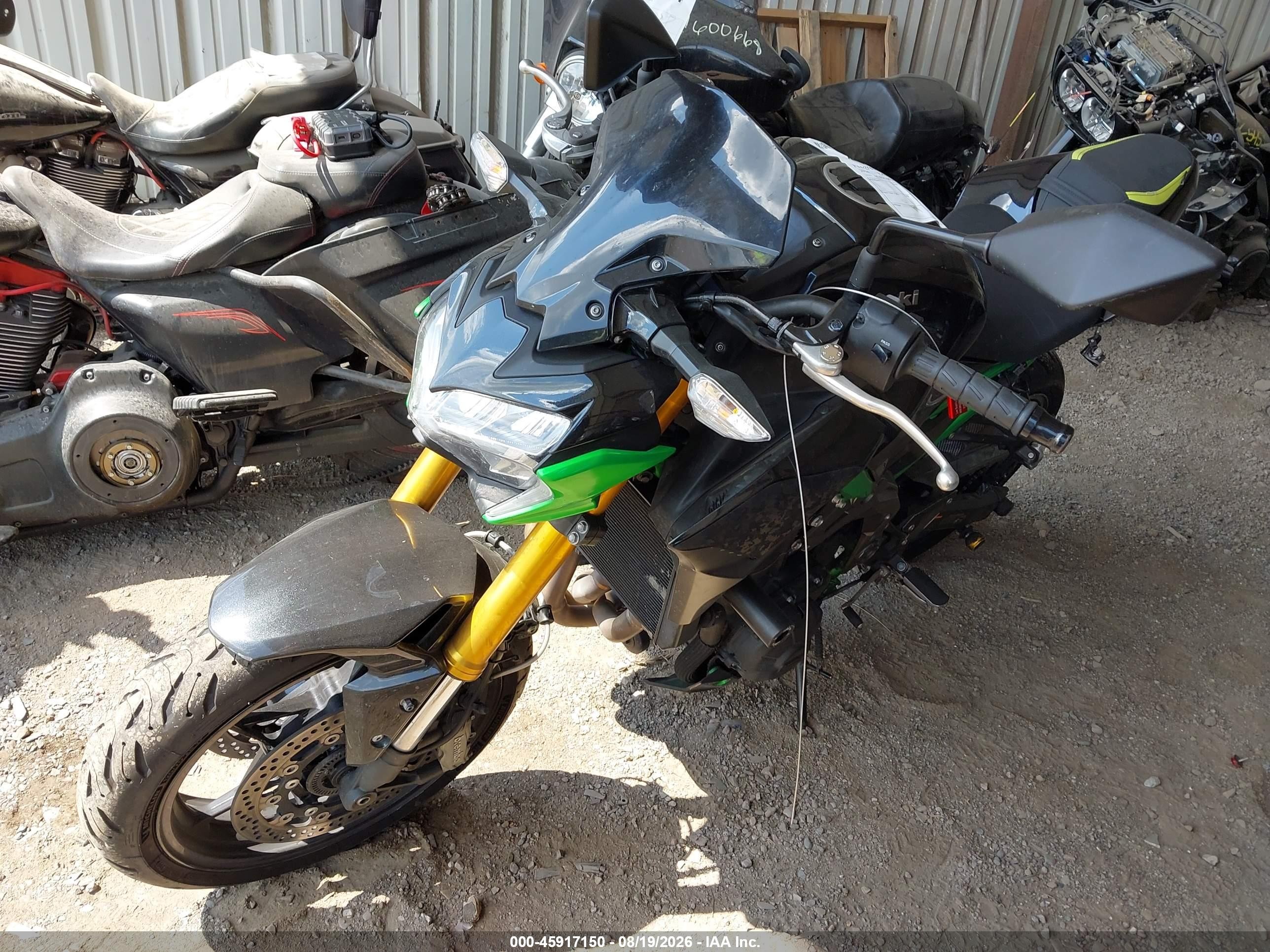 2024 Kawasaki Zr VIN ML5ZRDM12RDA69329 IAAI salvage auction — Unknown, Scrap (Michigan), sold $3,100 on 2026-09-09 (photo 2)