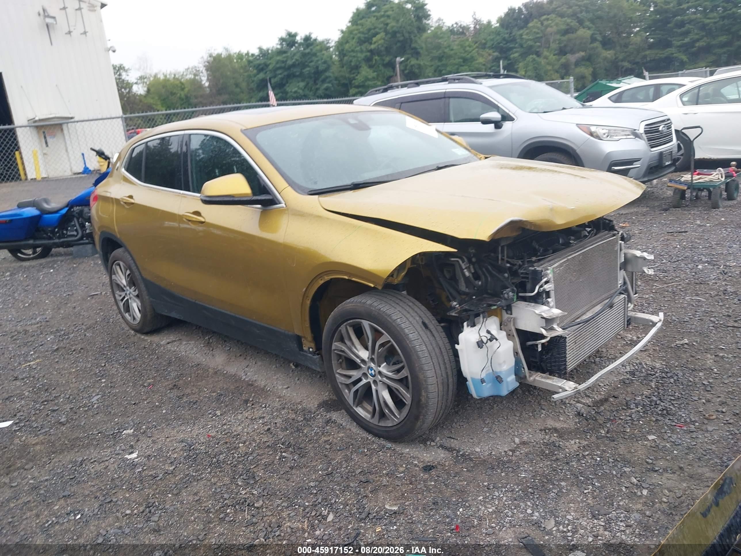 2020 BMW X2 VIN WBXYJ1C03L5P48799 — IAAI salvage auction photo