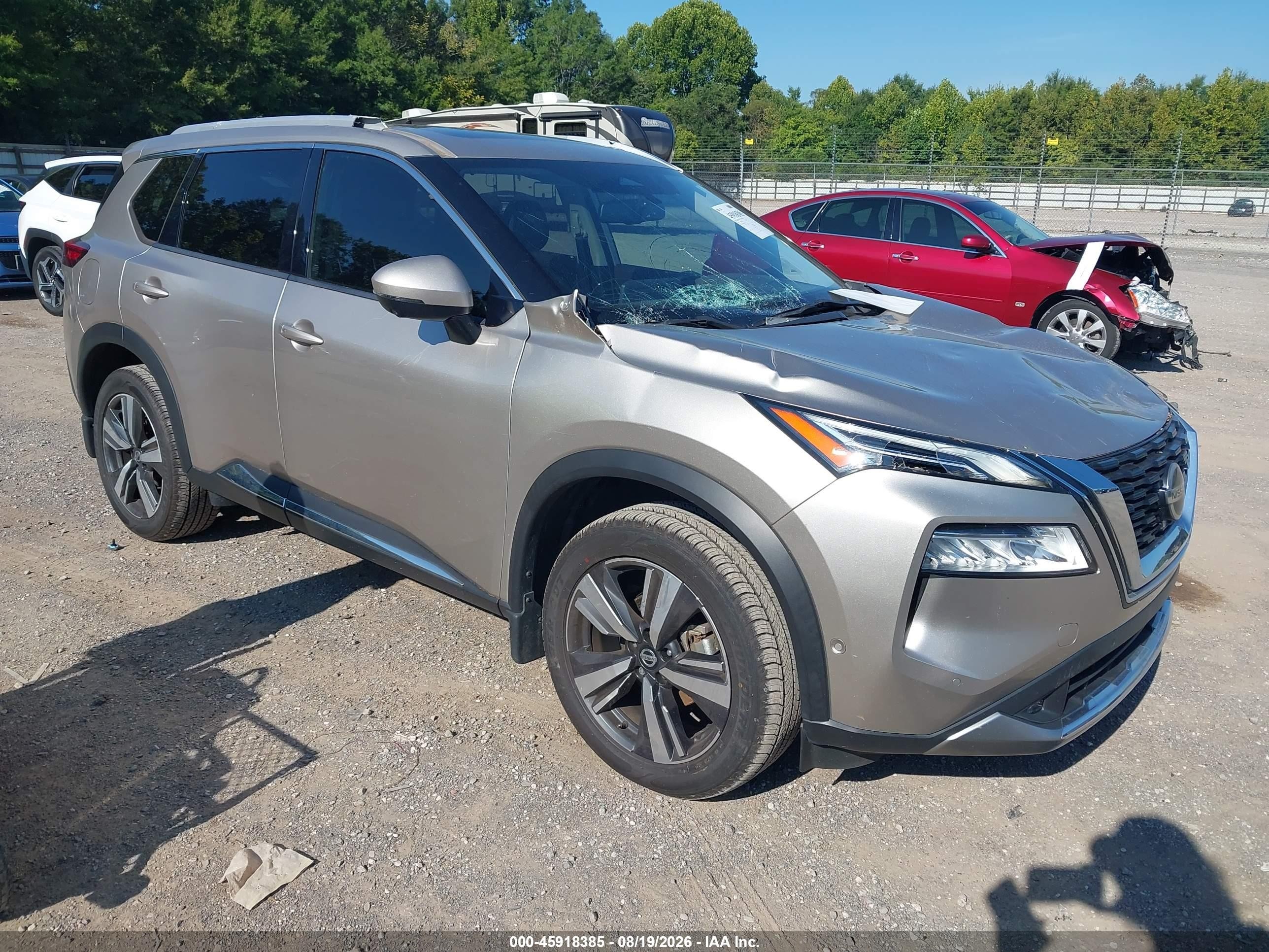 2021 Nissan Rogue VIN JN8AT3DD9MW313808 — IAAI salvage auction photo