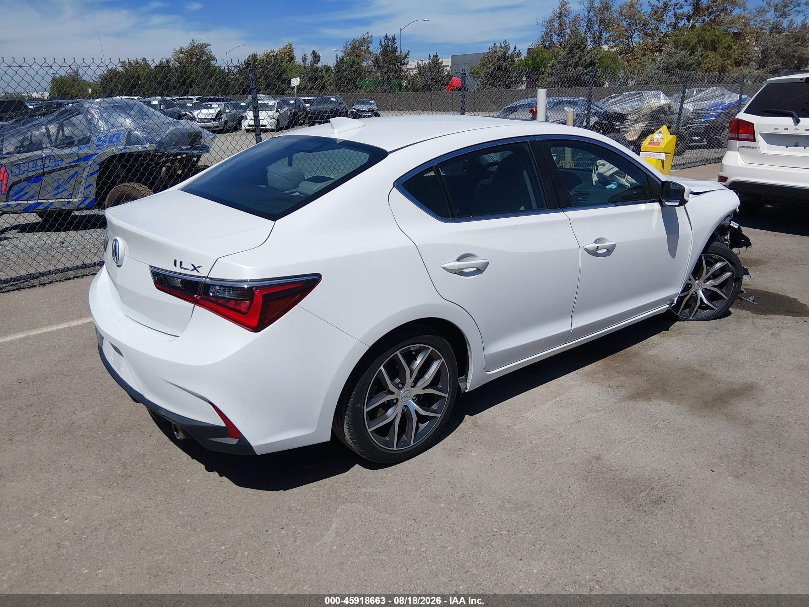 2019 Acura Ilx VIN 19UDE2F72KA013821 IAAI salvage auction — Front End, Salvage (California), sold $4,225 on 2026-09-14 (photo 4)