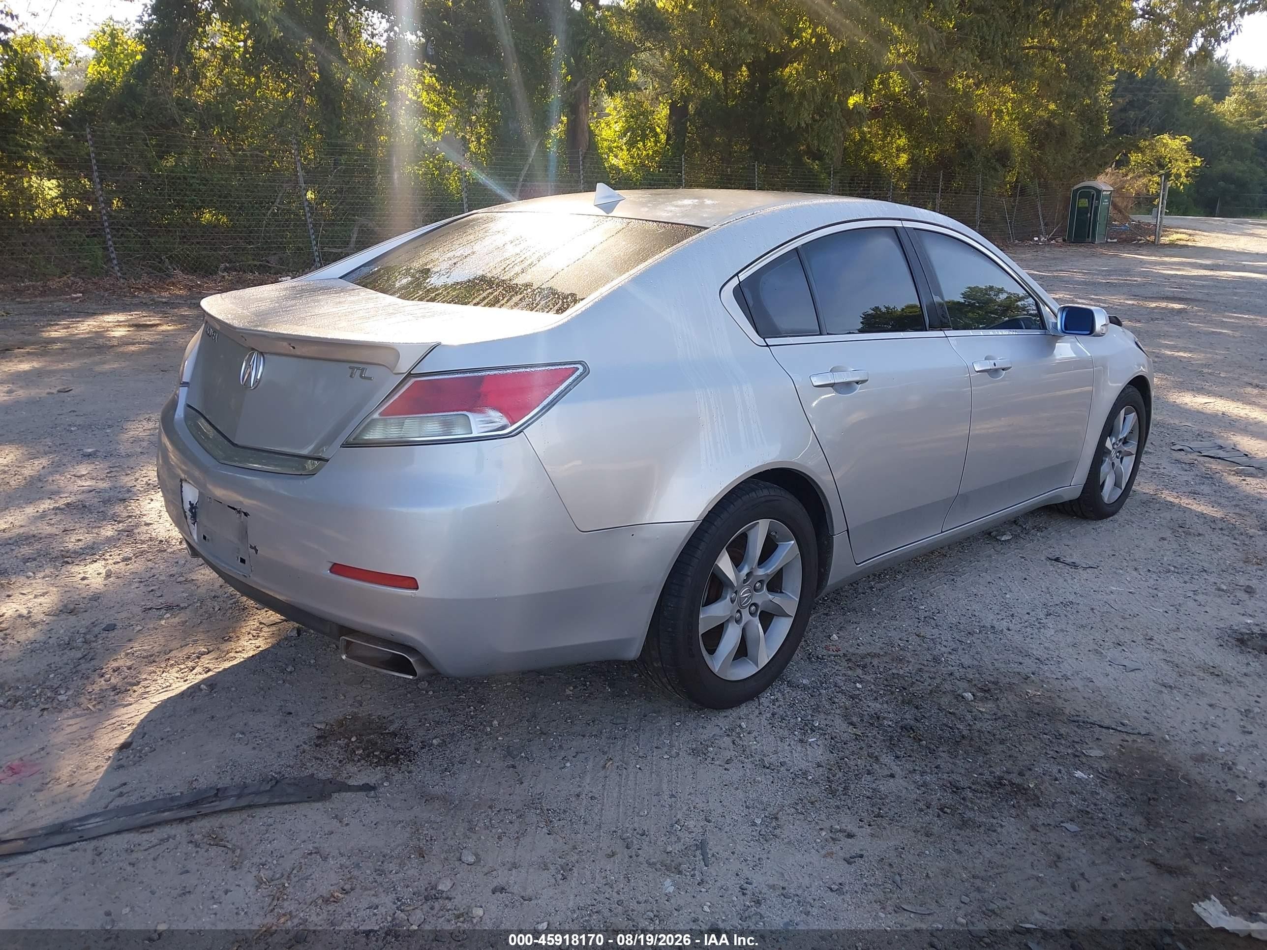 2012 Acura Tl VIN 19UUA8F52CA029256 IAAI salvage auction — Front End, Salvage (Georgia), sold $1,000 on 2026-09-12 (photo 4)
