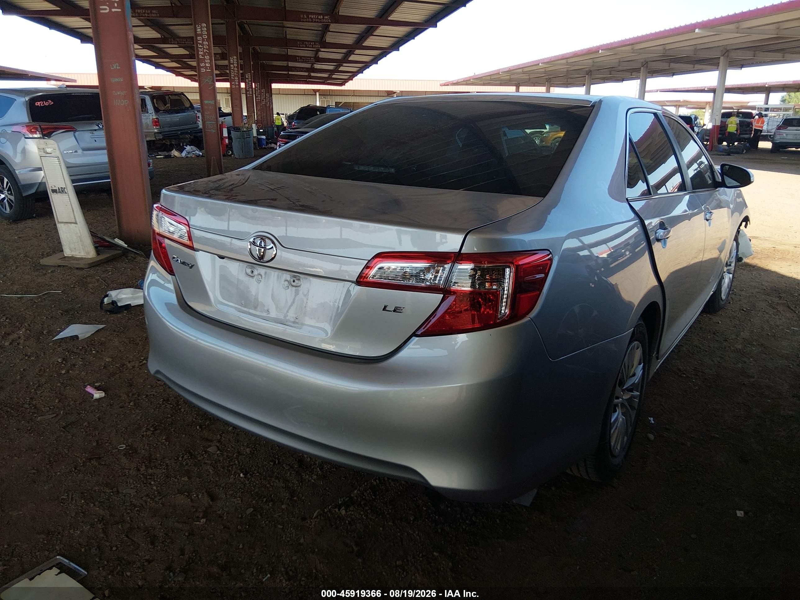 2014 Toyota Camry VIN 4T4BF1FK4ER424028 IAAI salvage auction — Front End, Salvage (Arizona), sold $1,450 on 2026-09-06 (photo 4)