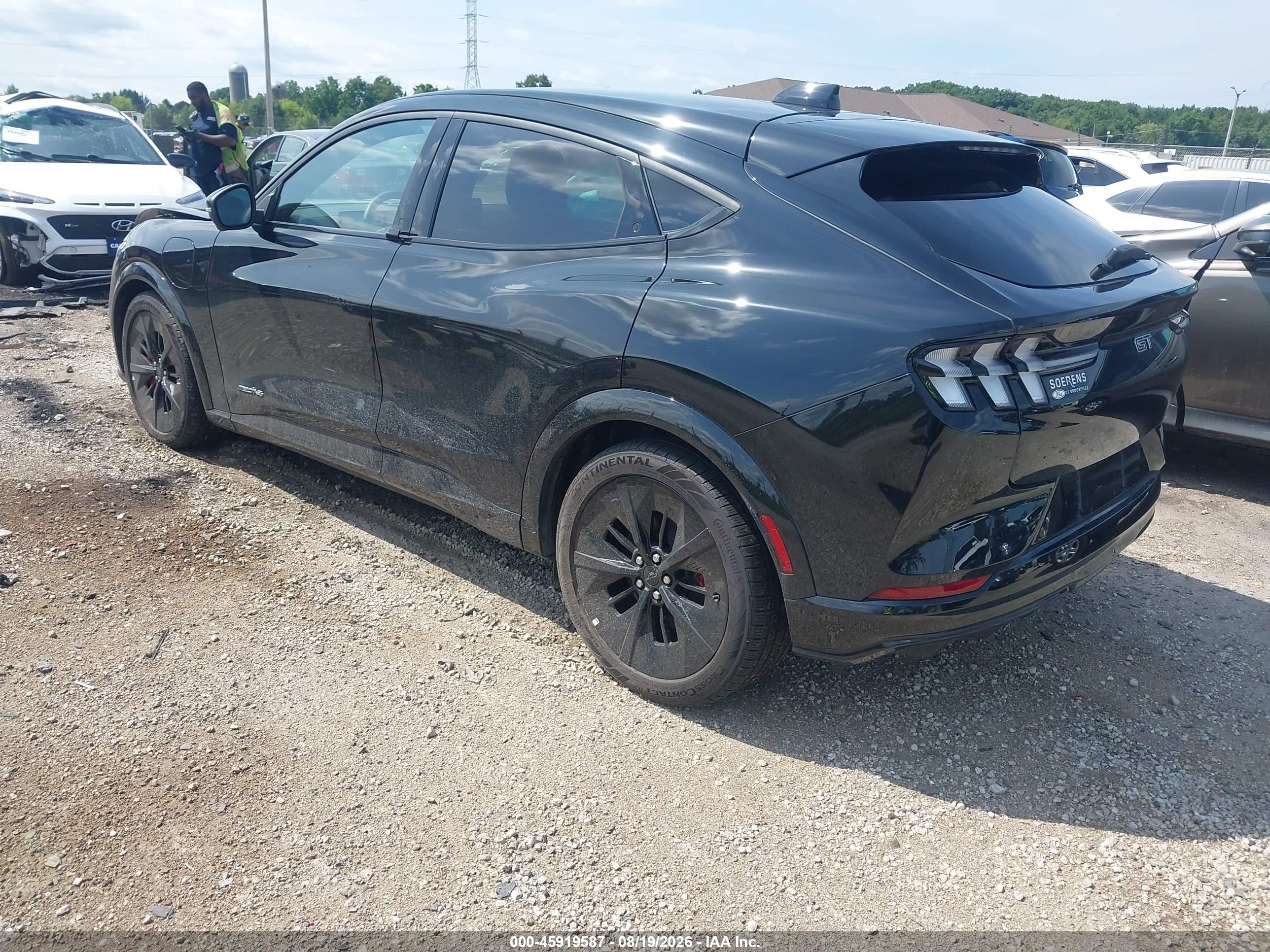 2025 Ford Mustang Mach-E VIN 3FMTK4SX6SMA42693 IAAI salvage auction — Front End, Clear Claim Paid (Wisconsin), sold $16,800 on 2026-09-25 (photo 3)