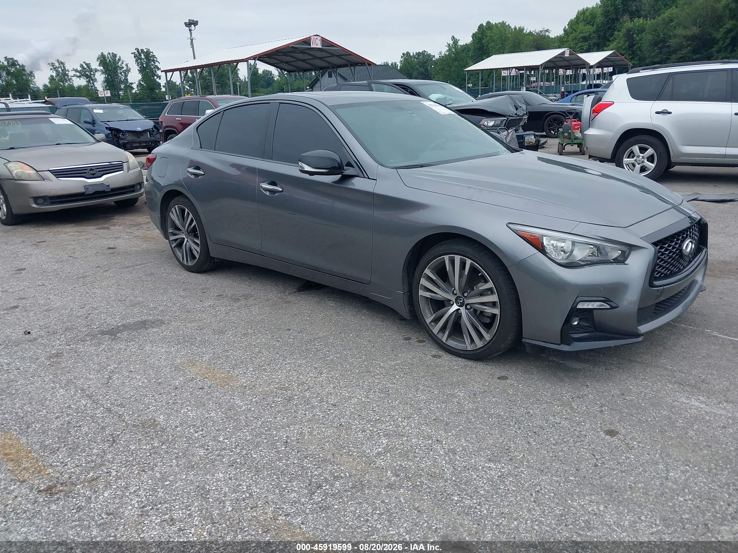 2023 Infiniti Q50 VIN JN1EV7CR9PM541421 — IAAI salvage auction photo