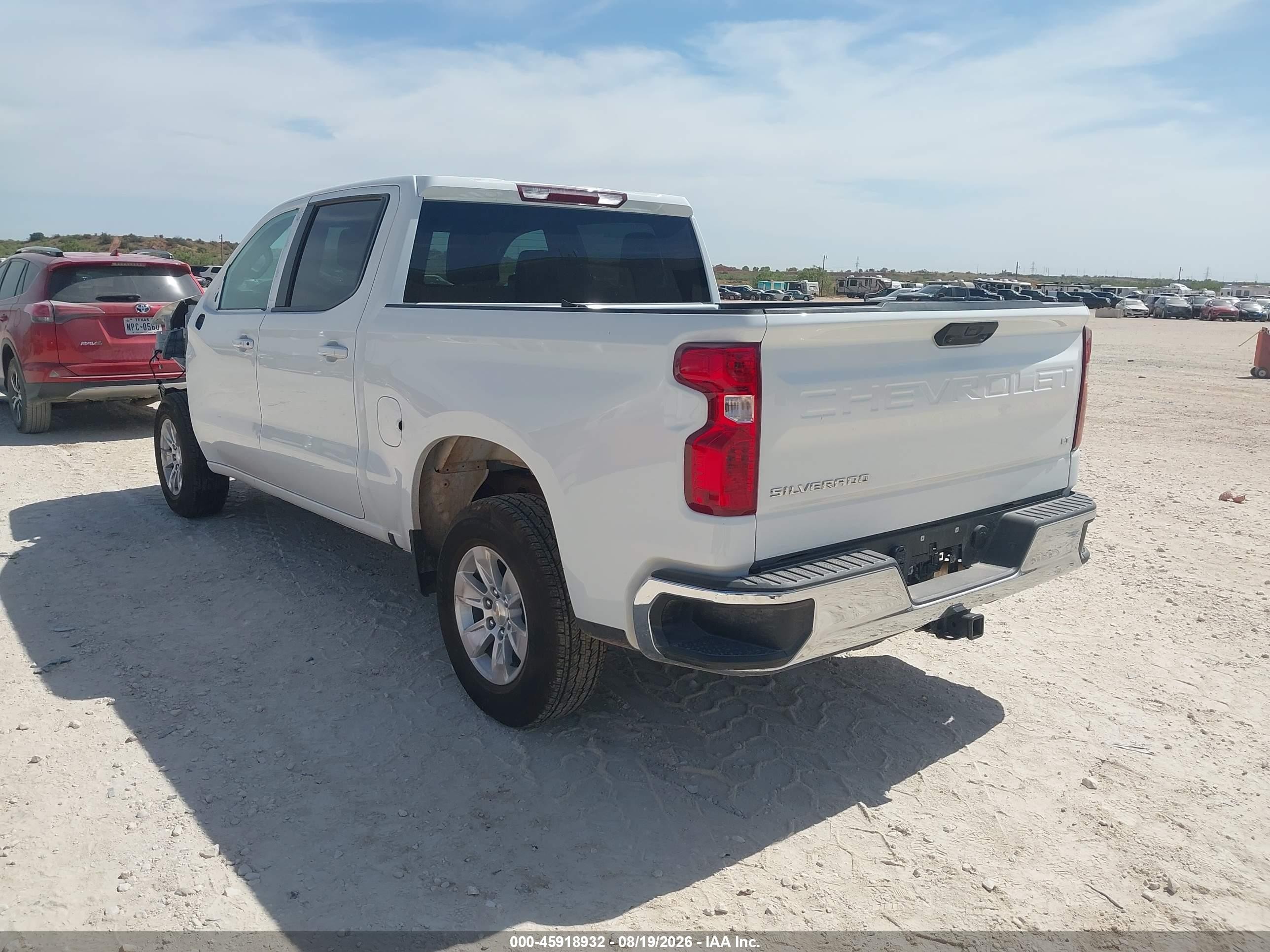 2026 Chevrolet Silverado VIN 3GCPACED6TG208876 IAAI salvage auction — Unknown, Enterprise Vehicles Clear Only (Texas), sold $23,000 on 2026-08-22 (photo 3)