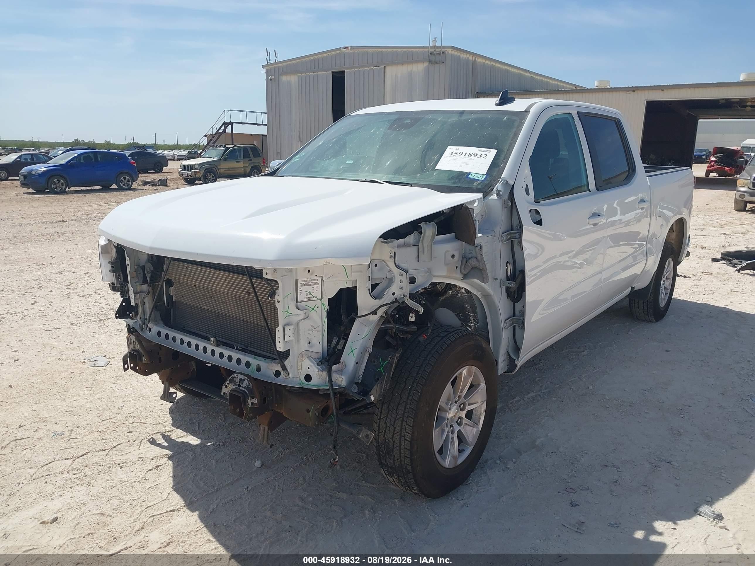 2026 Chevrolet Silverado VIN 3GCPACED6TG208876 IAAI salvage auction — Unknown, Enterprise Vehicles Clear Only (Texas), sold $23,000 on 2026-08-22 (photo 6)