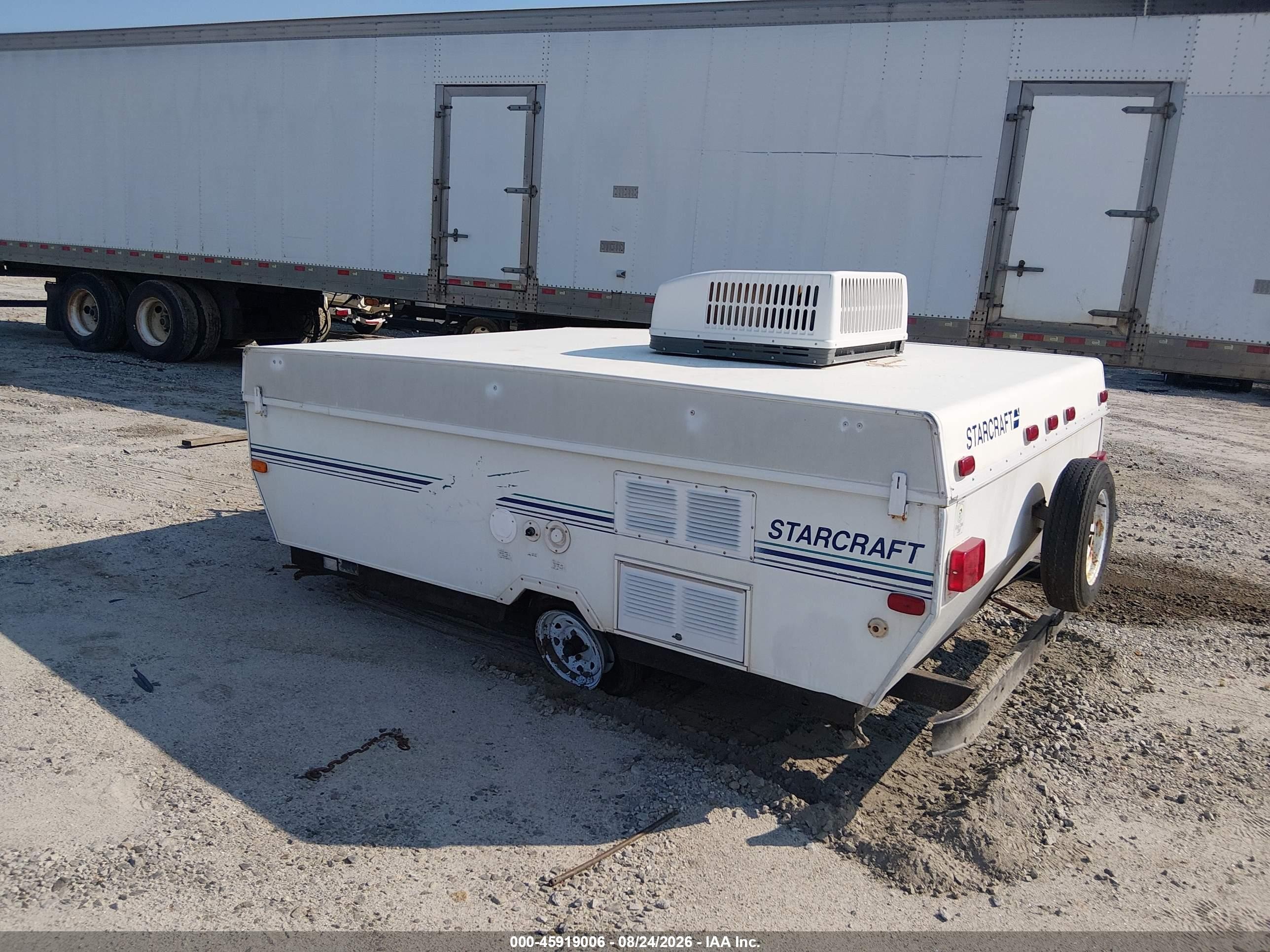 1999 Starcraft Pop-up Camper VIN 1SAAS01E6X1AK4474 IAAI salvage auction — Rear End, Bill Of Sale (Georgia), sold $100 on 2026-10-16 (photo 3)