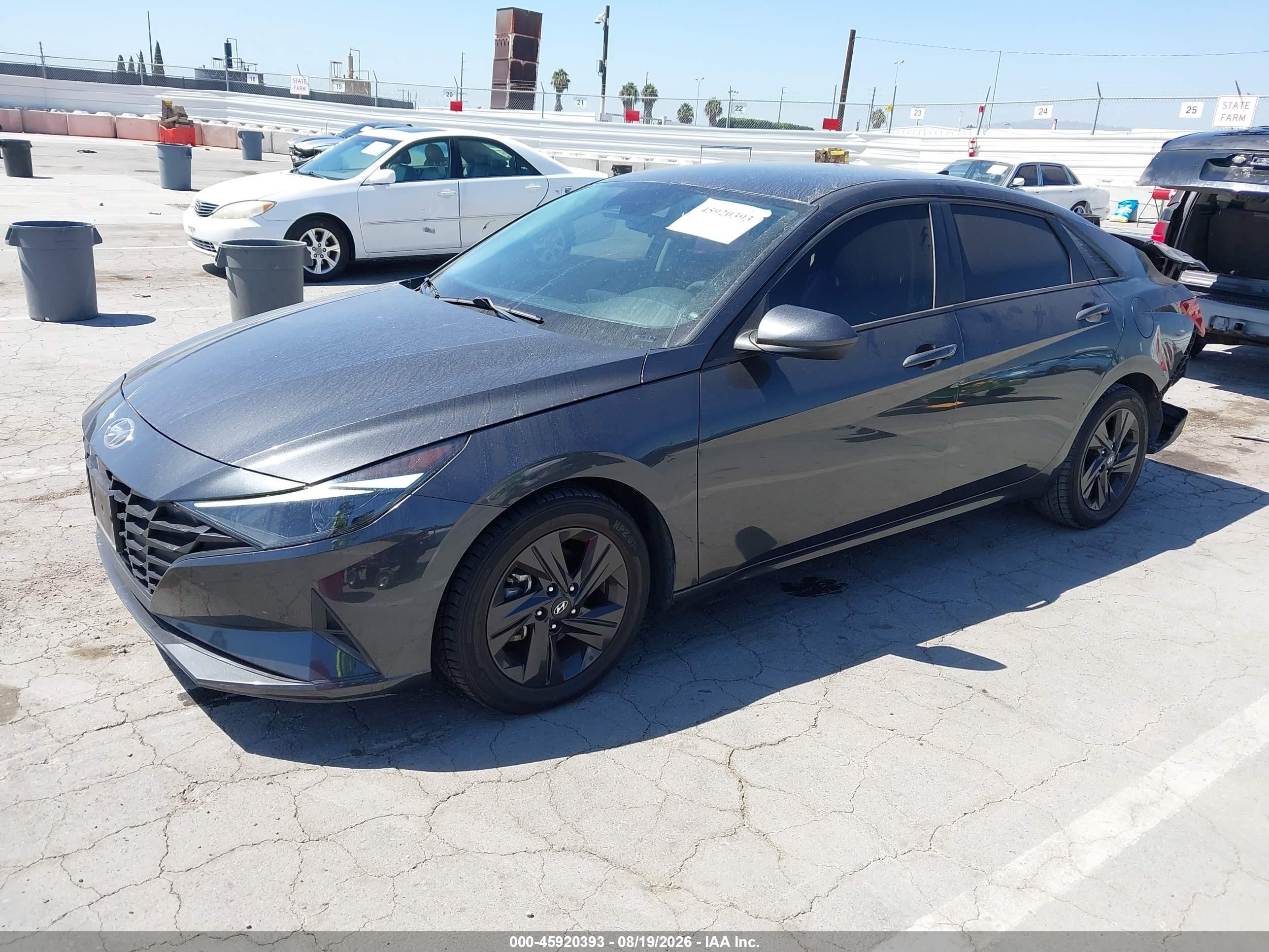2021 Hyundai Elantra VIN 5NPLM4AG1MH051813 IAAI salvage auction — Rear End, Salvage (California), sold $2,650 on 2026-09-01 (photo 2)