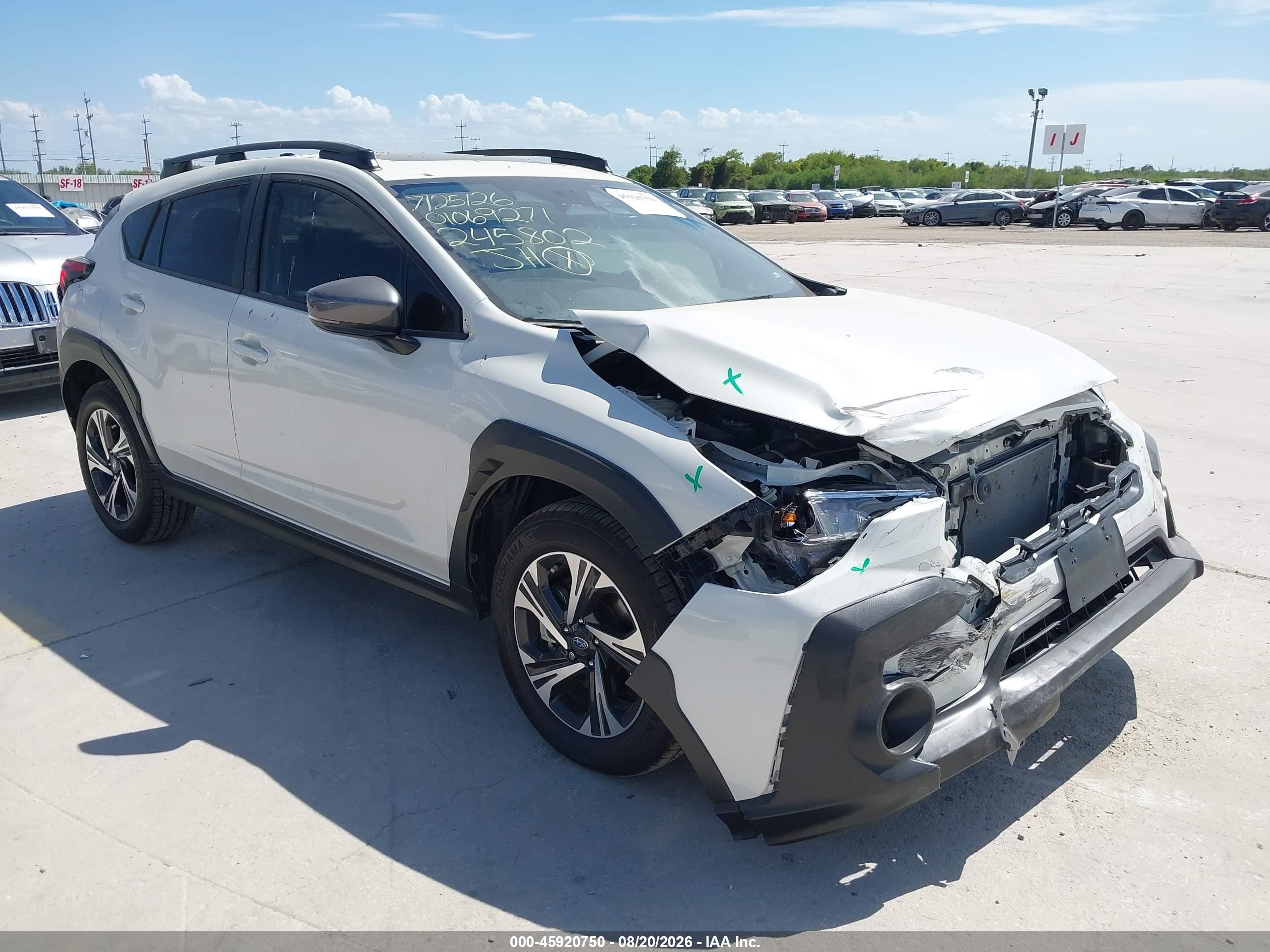 2025 Subaru Crosstrek VIN JF2GUHDC4S8245802 — IAAI salvage auction photo
