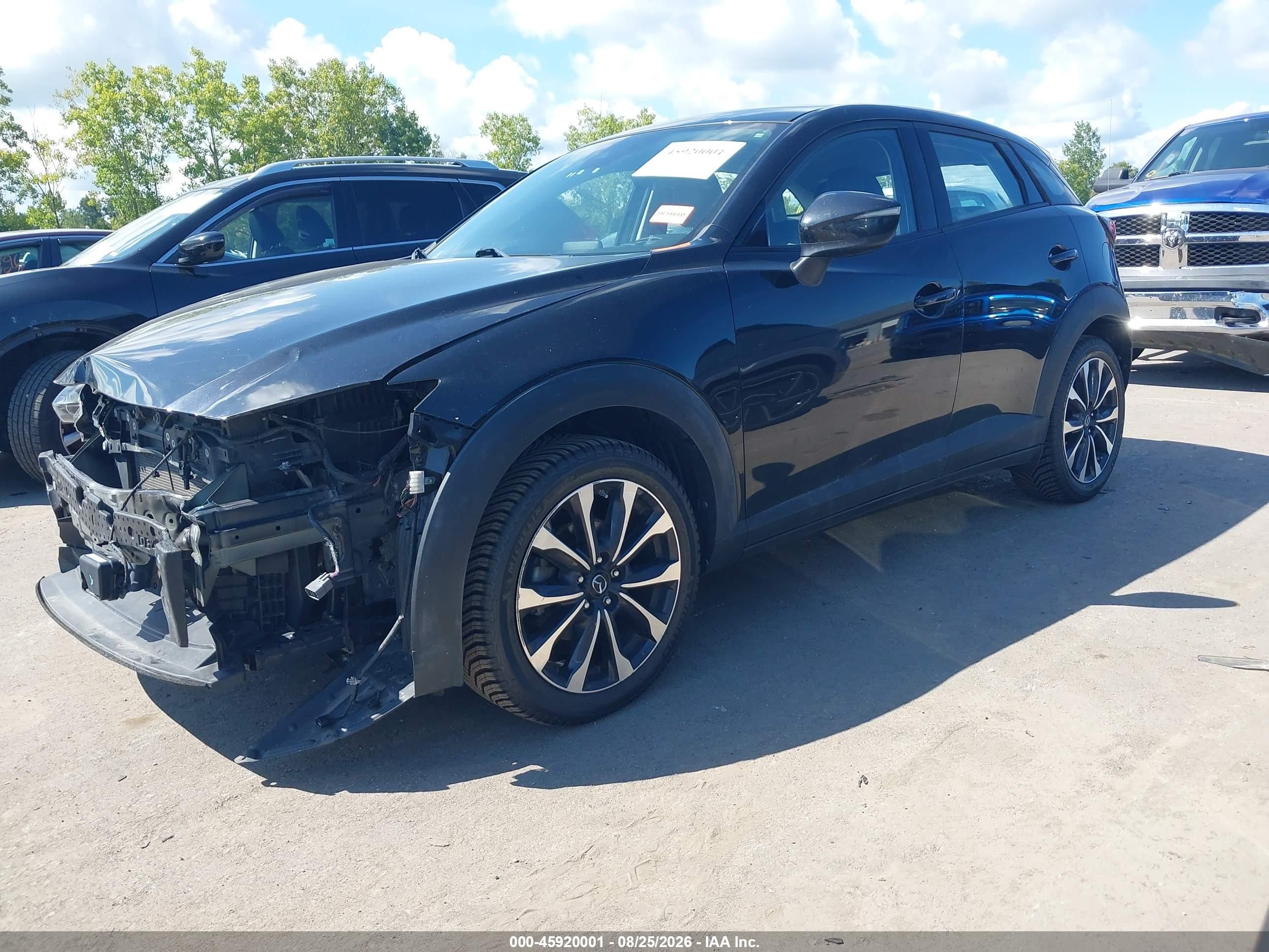 2019 Mazda Cx-3 VIN JM1DKFC71K0441890 IAAI salvage auction — Front End, Salvage (Ohio), sold $4,150 on 2026-09-08 (photo 2)