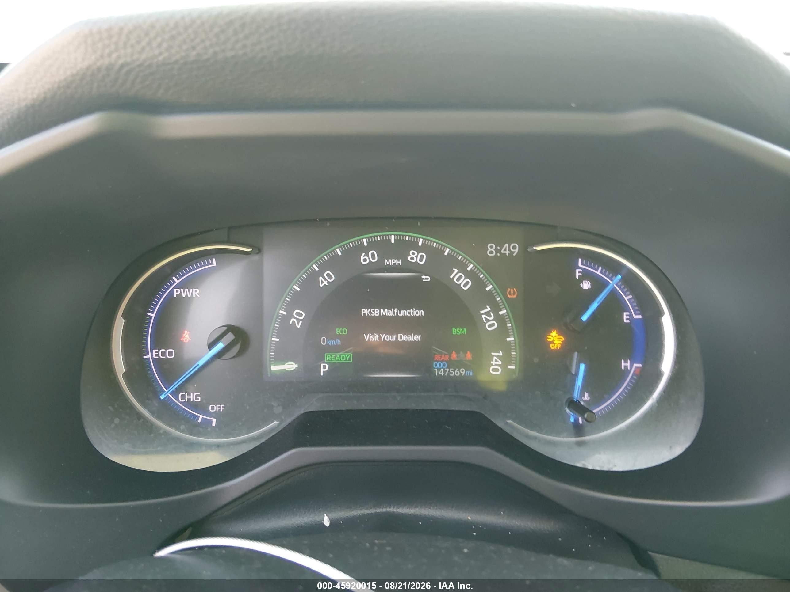 2019 Toyota Rav 4 VIN JTMDWRFV8KD036893 IAAI salvage auction — Front End, Salvage (Nebraska), sold $9,600 on 2026-09-12 (photo 7)
