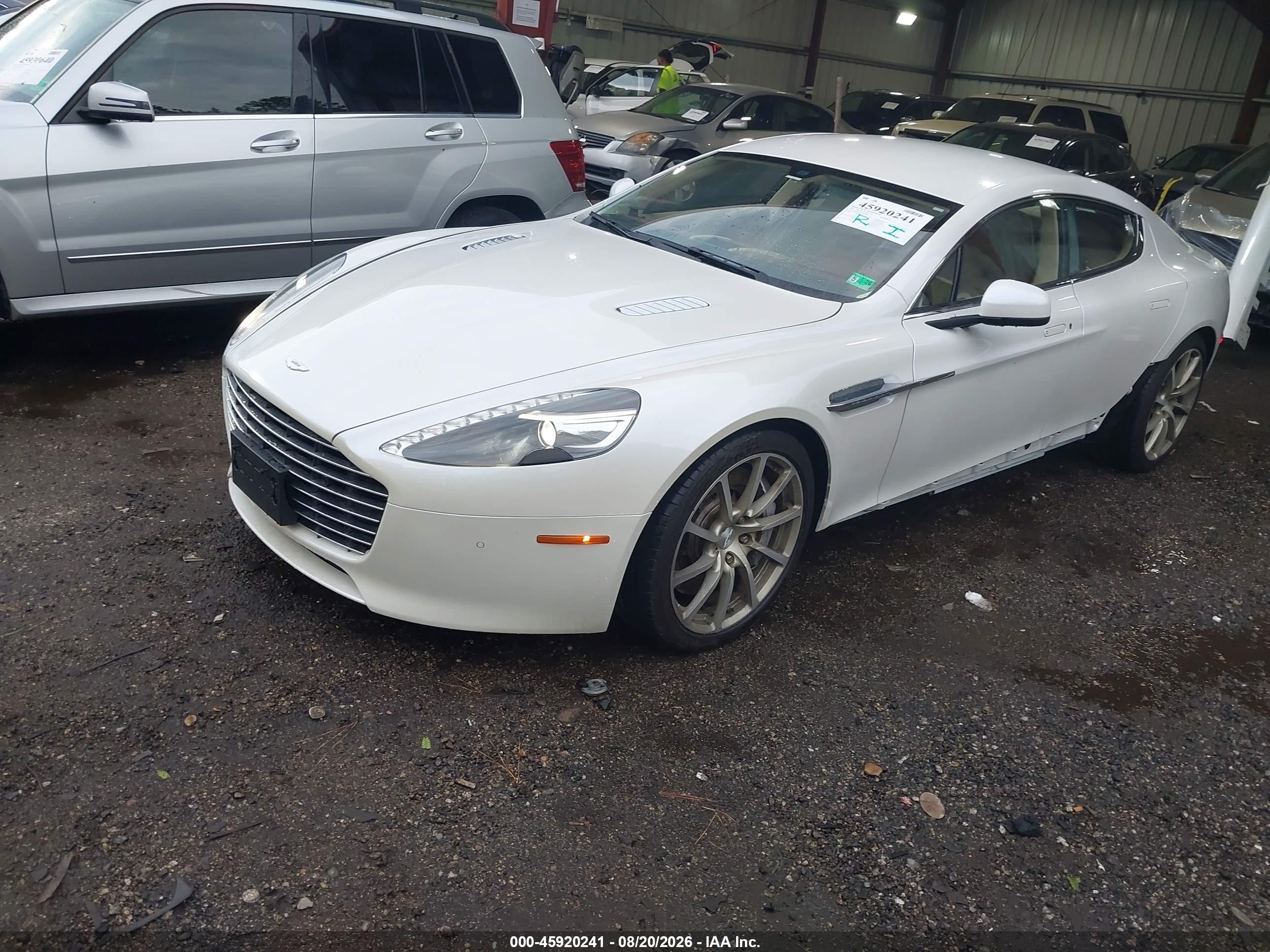 2015 Aston Martin Rapide VIN SCFHMDBS1FGF04669 IAAI salvage auction — Side, Salvage (Virginia), sold $36,700 on 2026-09-03 (photo 2)