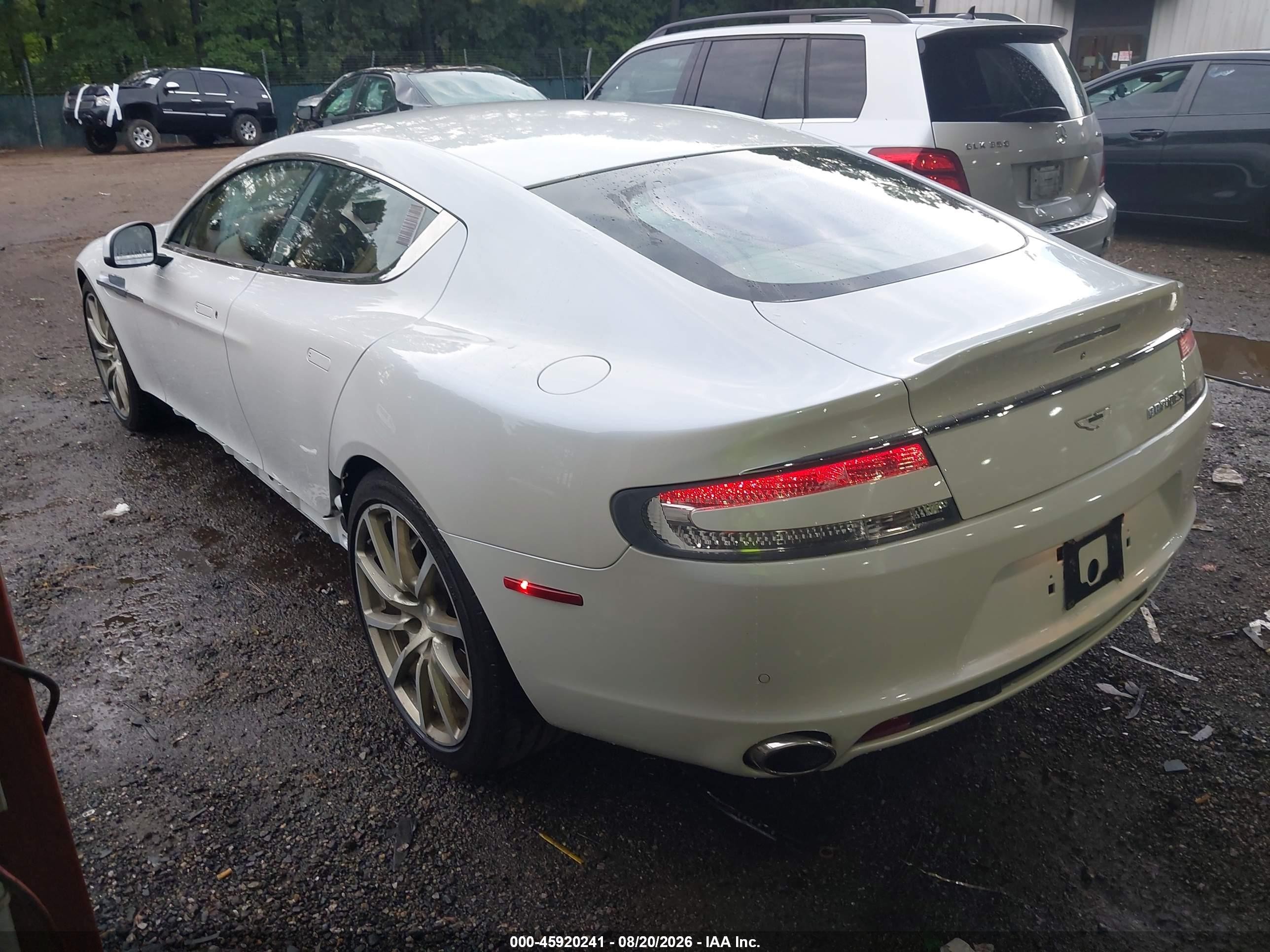 2015 Aston Martin Rapide VIN SCFHMDBS1FGF04669 IAAI salvage auction — Side, Salvage (Virginia), sold $36,700 on 2026-09-03 (photo 3)