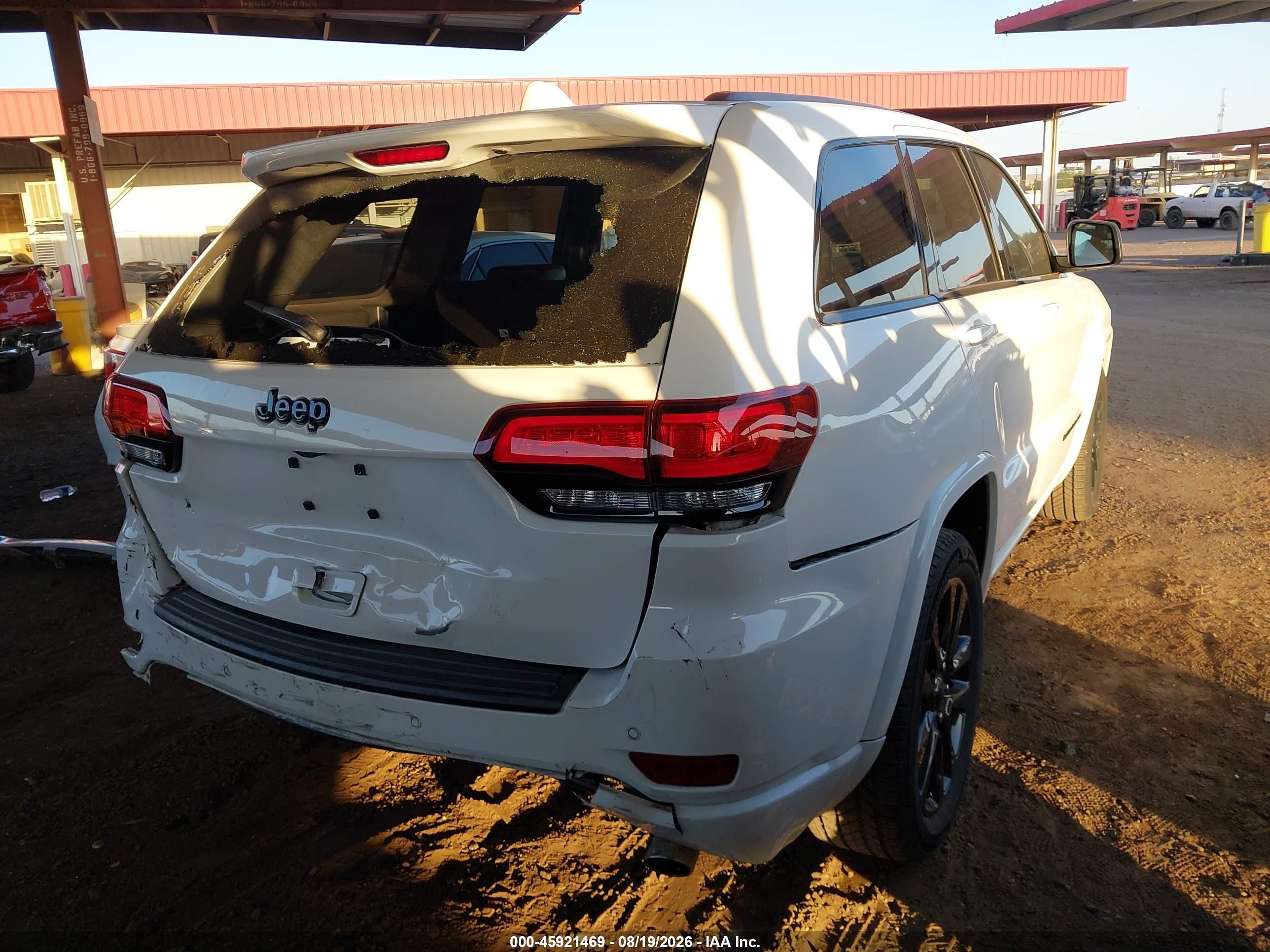 2019 Jeep Grand cherokee VIN 1C4RJEAG4KC832696 IAAI salvage auction — Rear End, Salvage (Arizona), sold $5,500 on 2026-09-06 (photo 4)