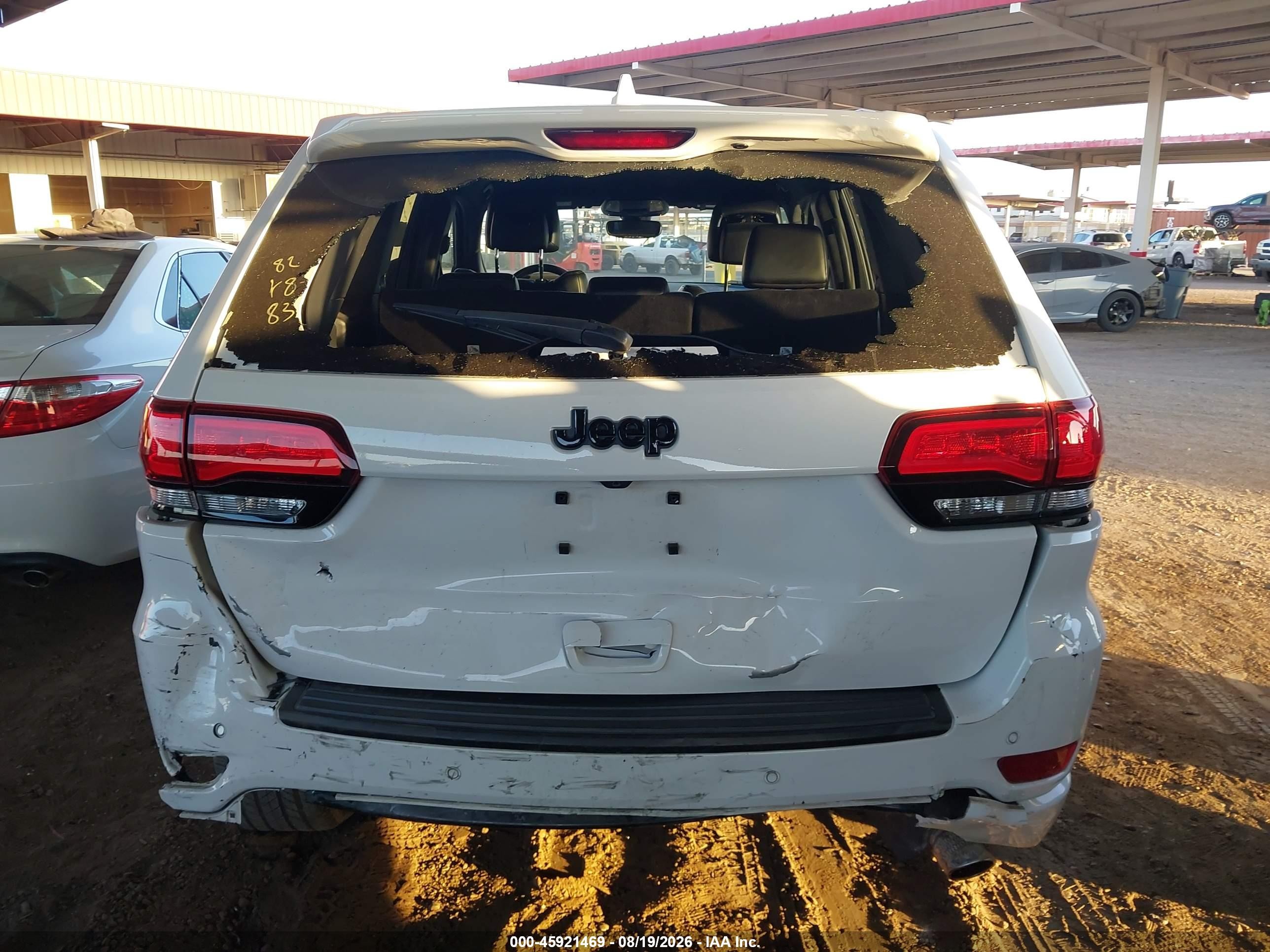 2019 Jeep Grand cherokee VIN 1C4RJEAG4KC832696 IAAI salvage auction — Rear End, Salvage (Arizona), sold $5,500 on 2026-09-06 (photo 6)