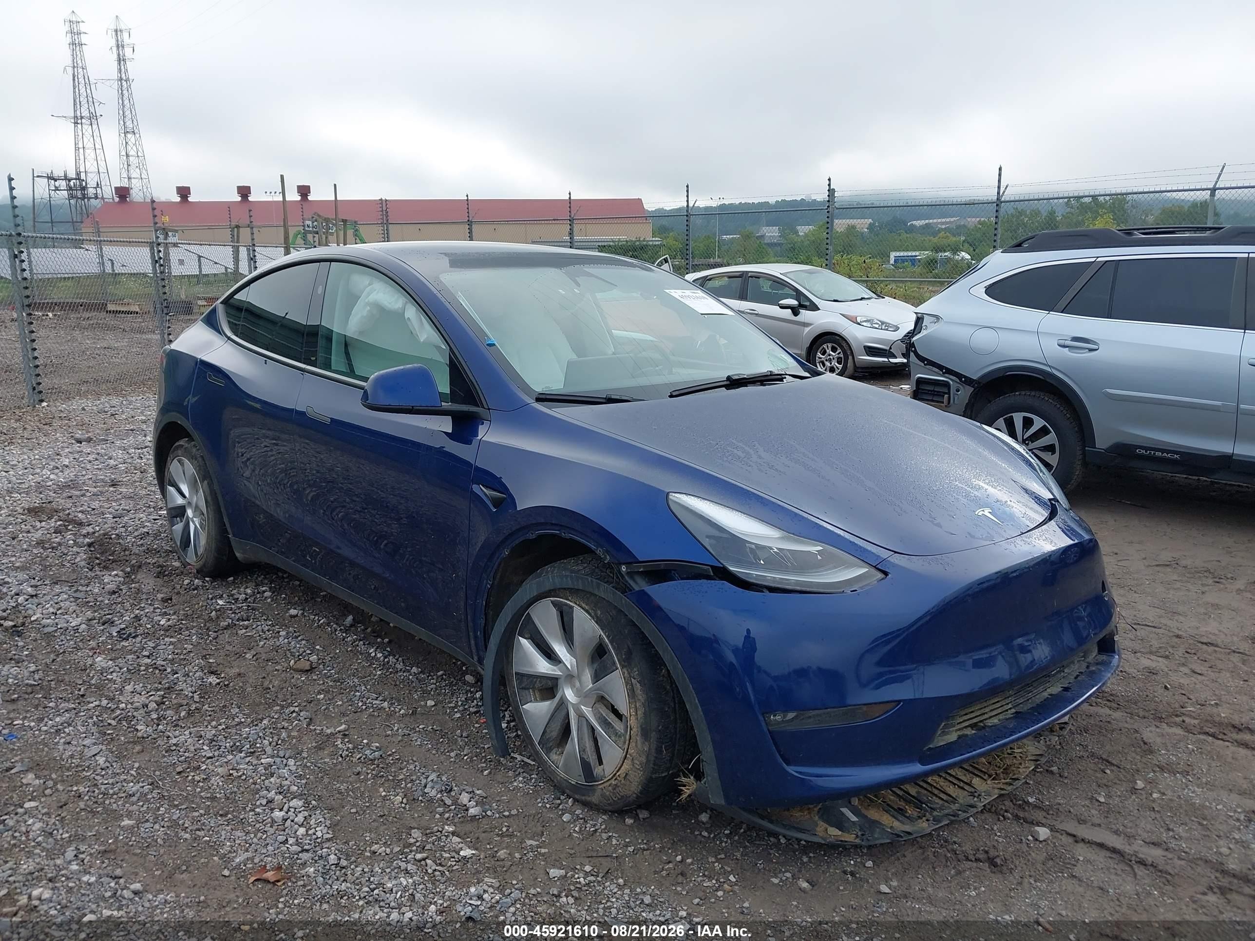 2023 Tesla Model Y VIN 7SAYGDEE9PA170976 — IAAI salvage auction photo