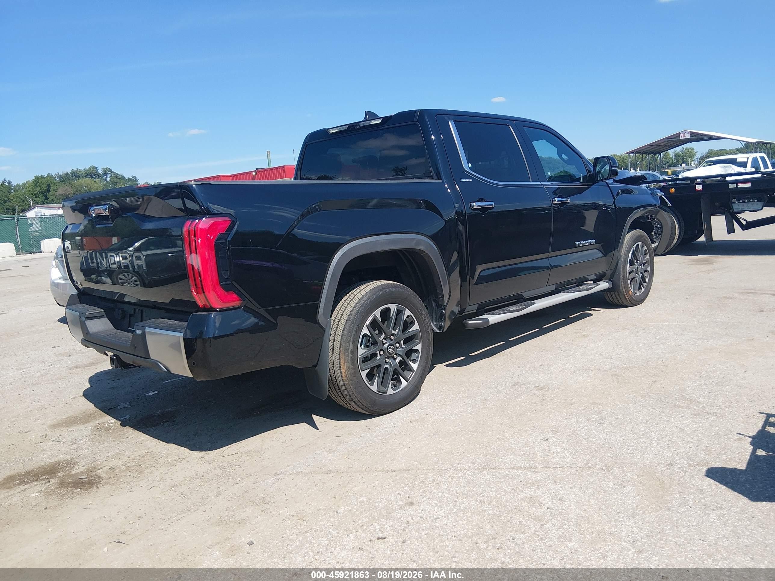 2025 Toyota Tundra VIN 5TFJA5DB9SX248056 IAAI salvage auction — Front End, Salvage - Greater Than 75% (Maryland), sold $22,600 on 2026-09-04 (photo 4)