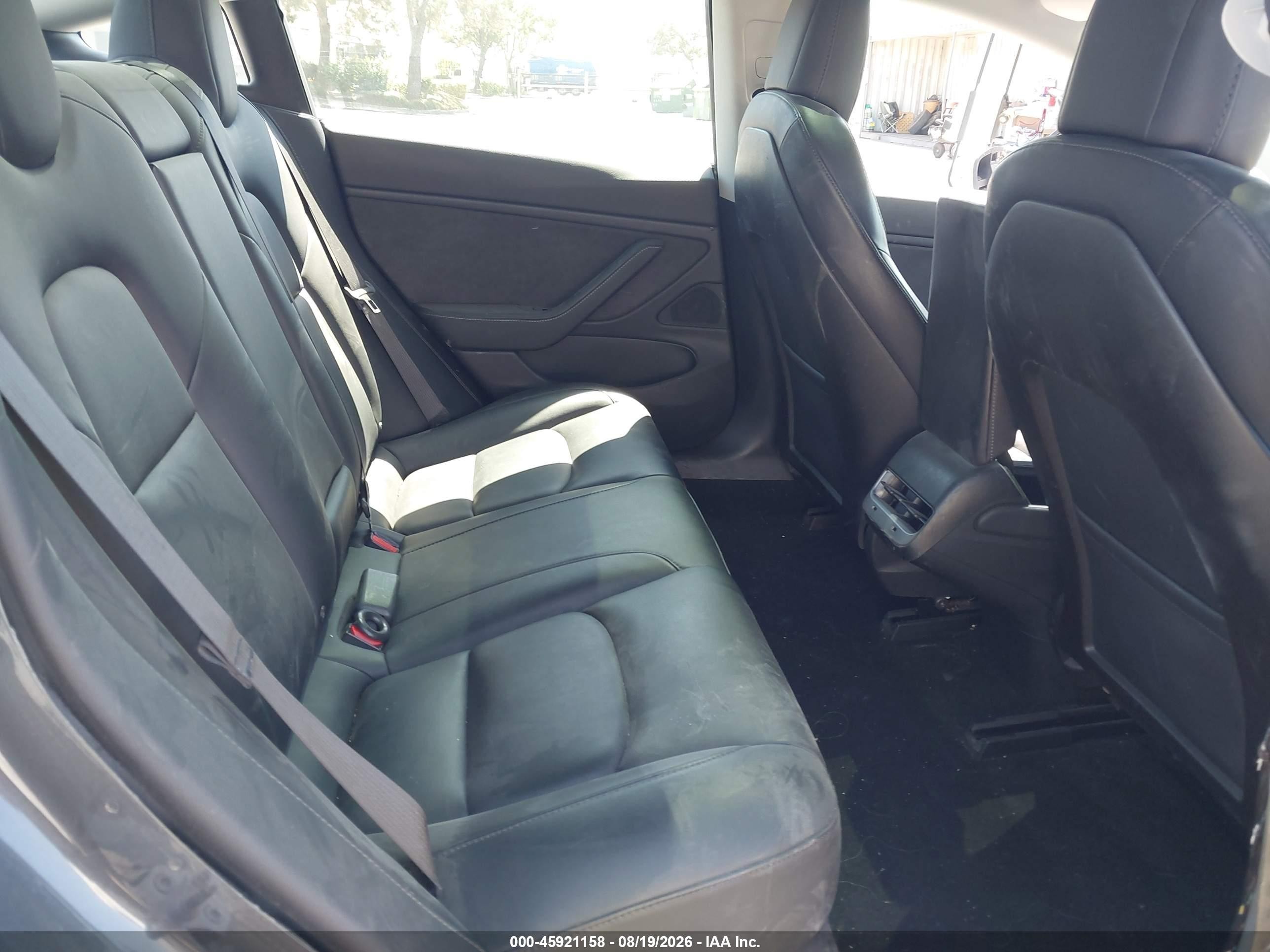 2019 Tesla Model 3 VIN 5YJ3E1EA7KF447435 IAAI salvage auction — Side, Salvage (California), sold $4,300 on 2026-09-02 (photo 8)