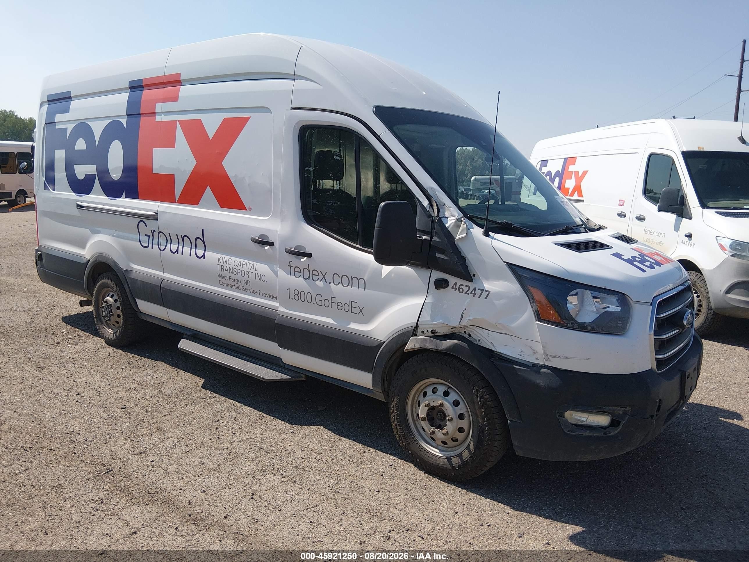 2020 Ford Transit-250 VIN 1FTBR3U87LKB05076 — IAAI salvage auction photo