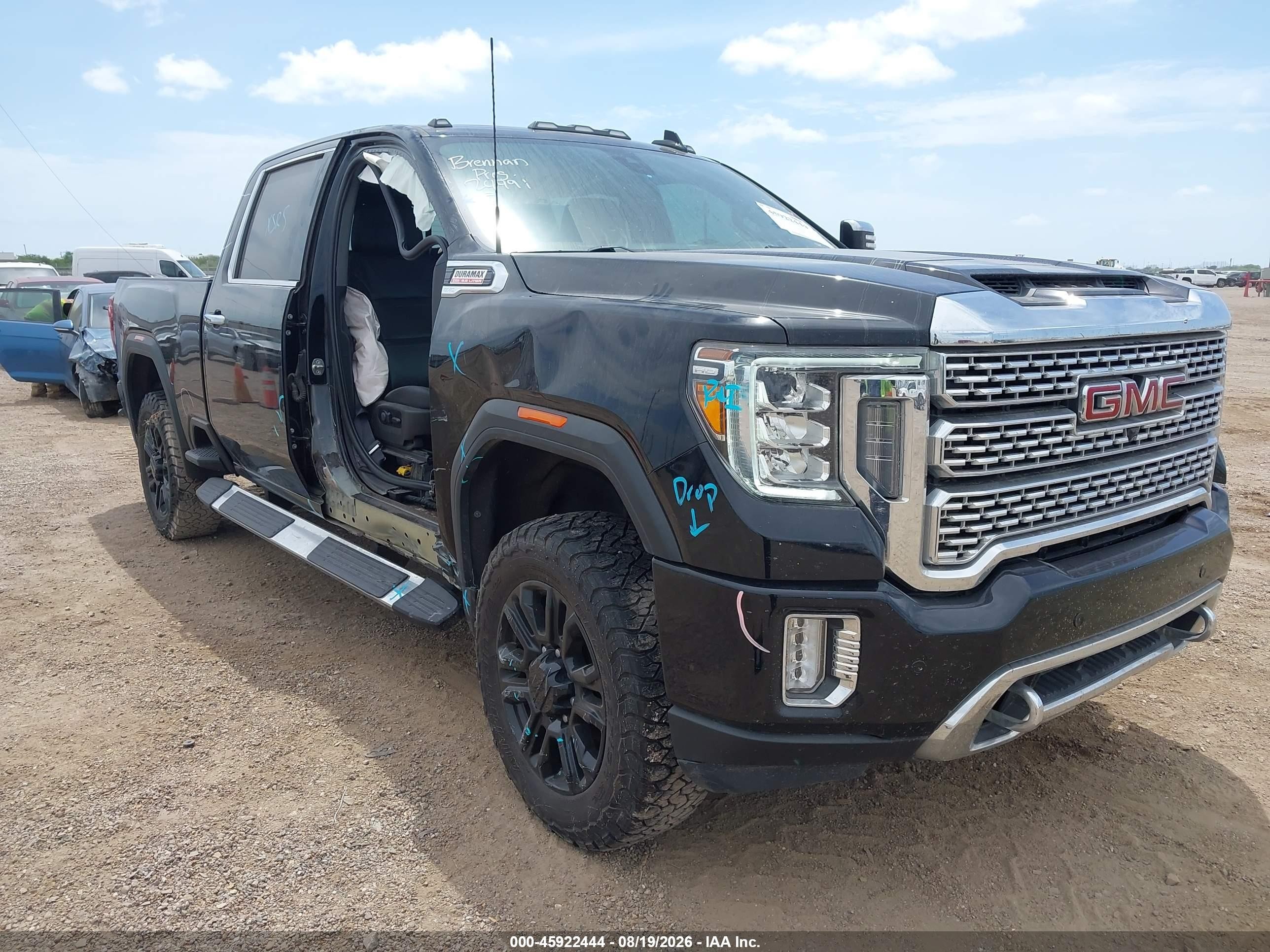 2021 GMC Sierra VIN 1GT49REY4MF223011 — IAAI salvage auction photo