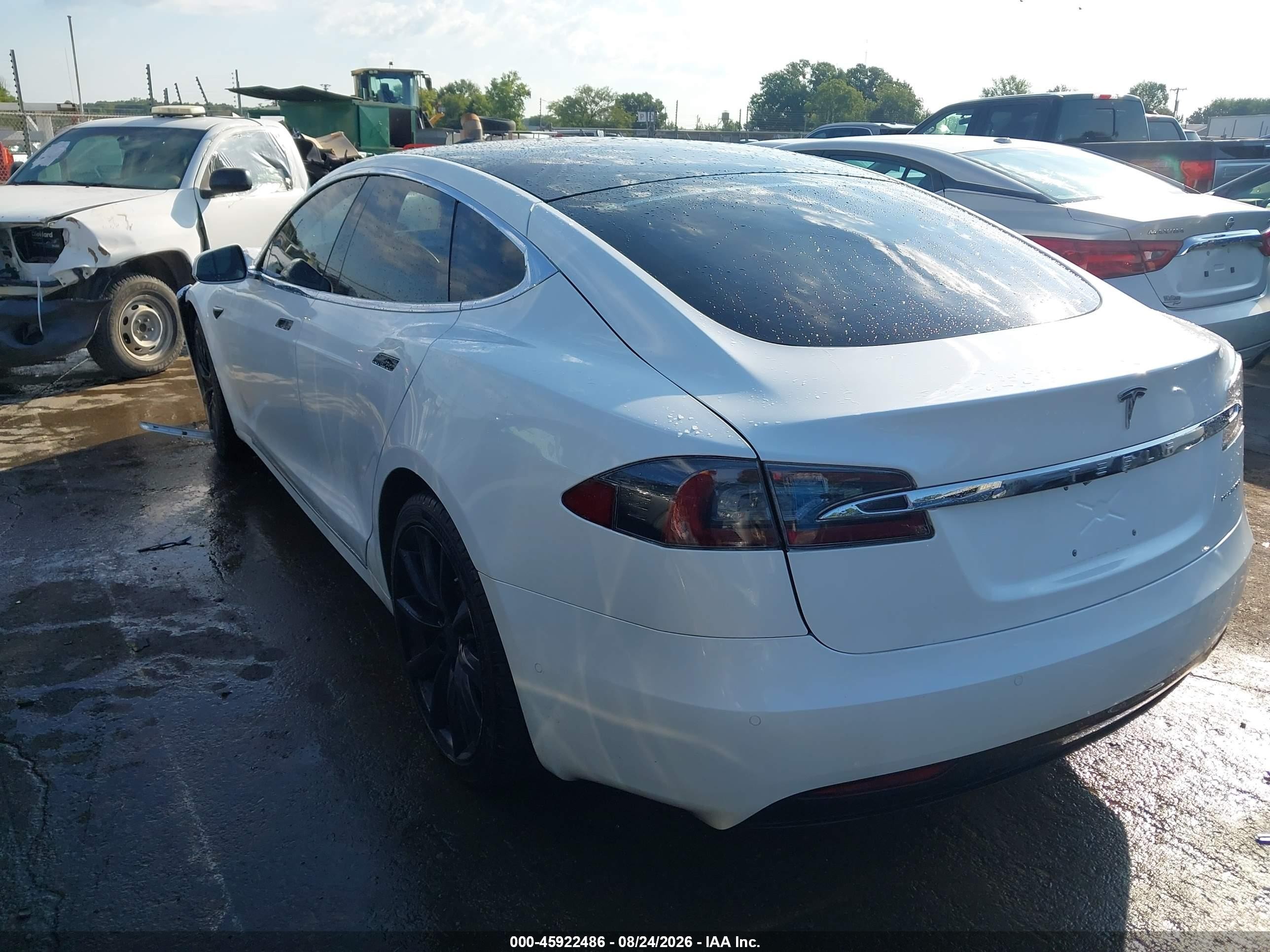 2020 Tesla Model s VIN 5YJSA1E25LF356469 IAAI salvage auction — Front End, Salvage (North Carolina), sold $9,800 on 2026-09-10 (photo 3)