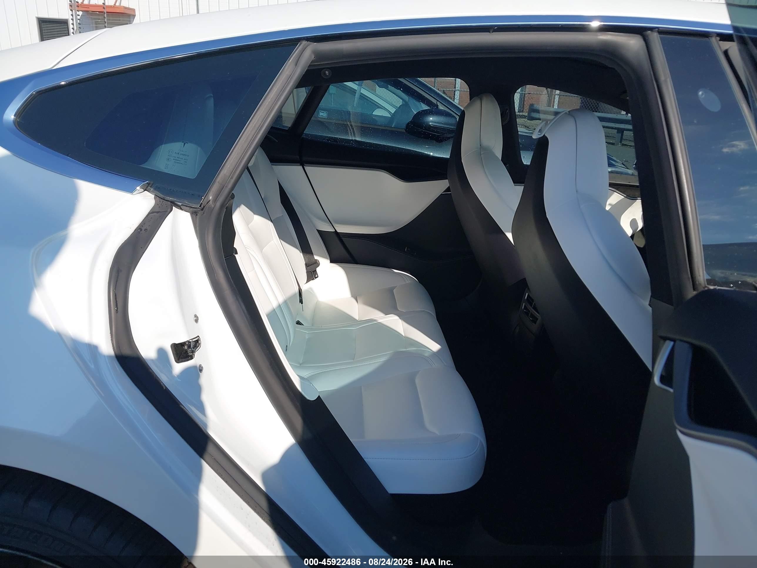 2020 Tesla Model s VIN 5YJSA1E25LF356469 IAAI salvage auction — Front End, Salvage (North Carolina), sold $9,800 on 2026-09-10 (photo 8)