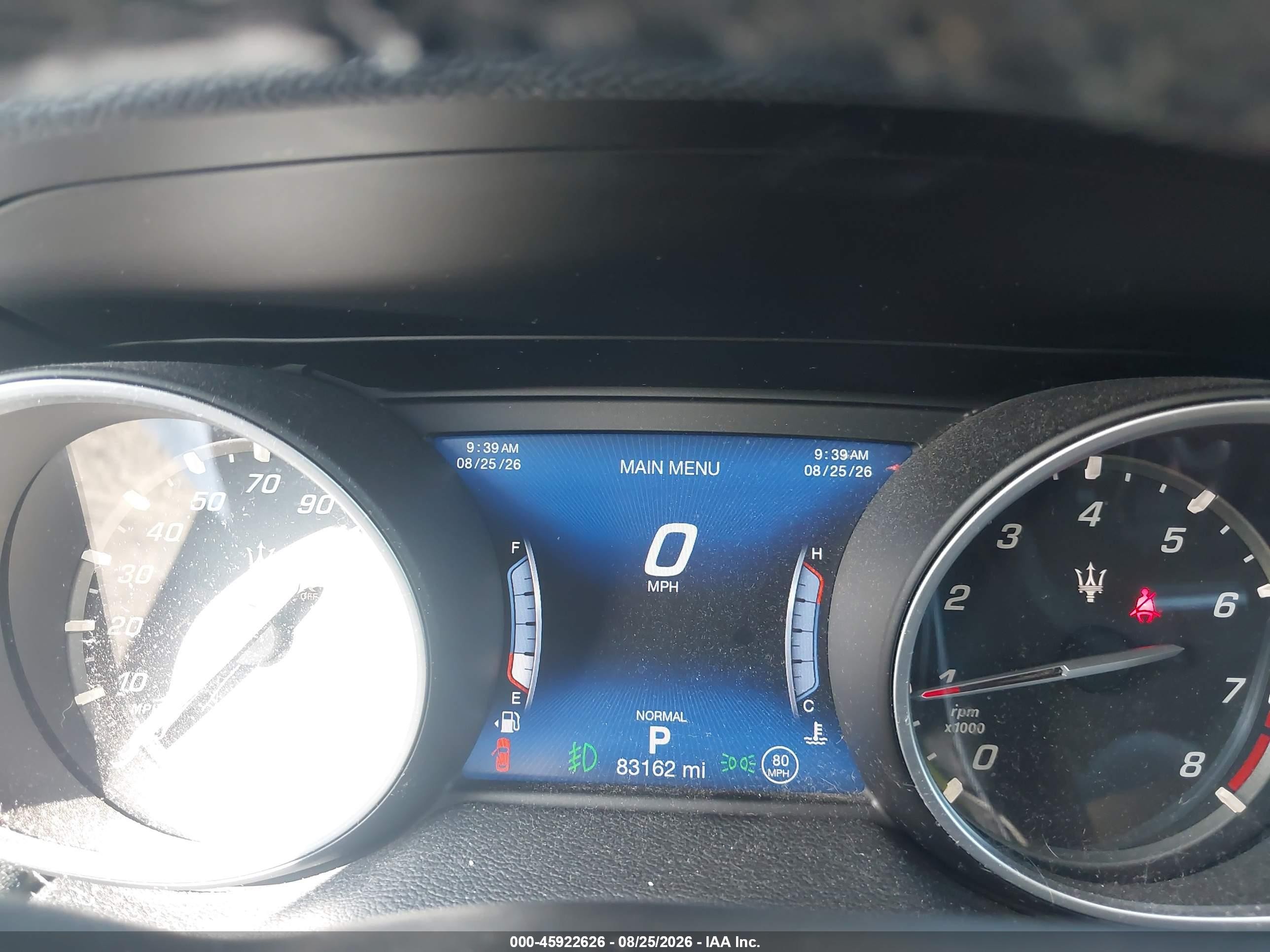 2019 Maserati Levante VIN ZN661XUA4KX317548 IAAI salvage auction — Unknown, Wait Title, sold $7,800 on 2026-09-20 (photo 7)