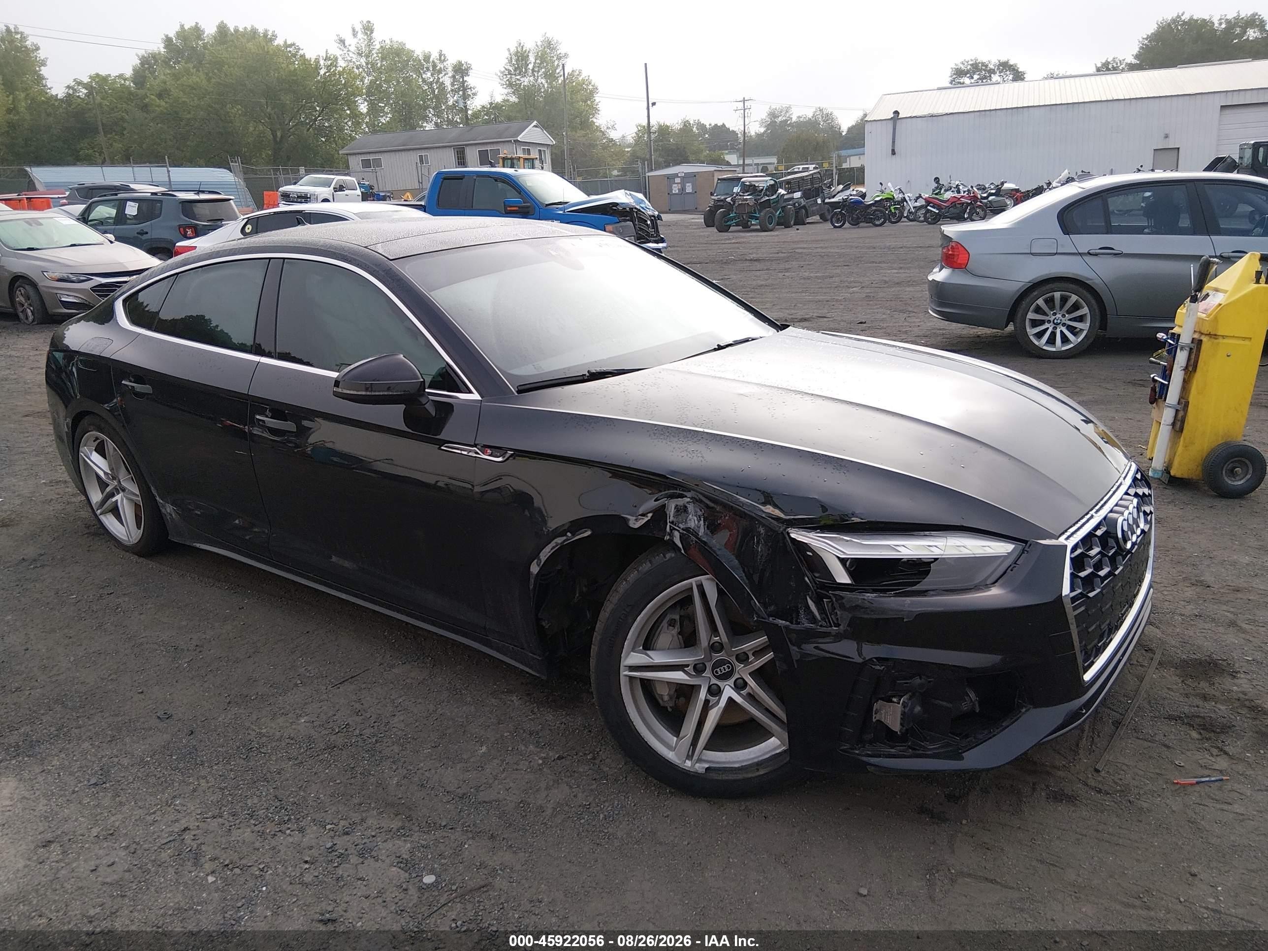 2021 Audi A5 Sportback VIN WAUFACF51MA032464 — IAAI salvage auction photo