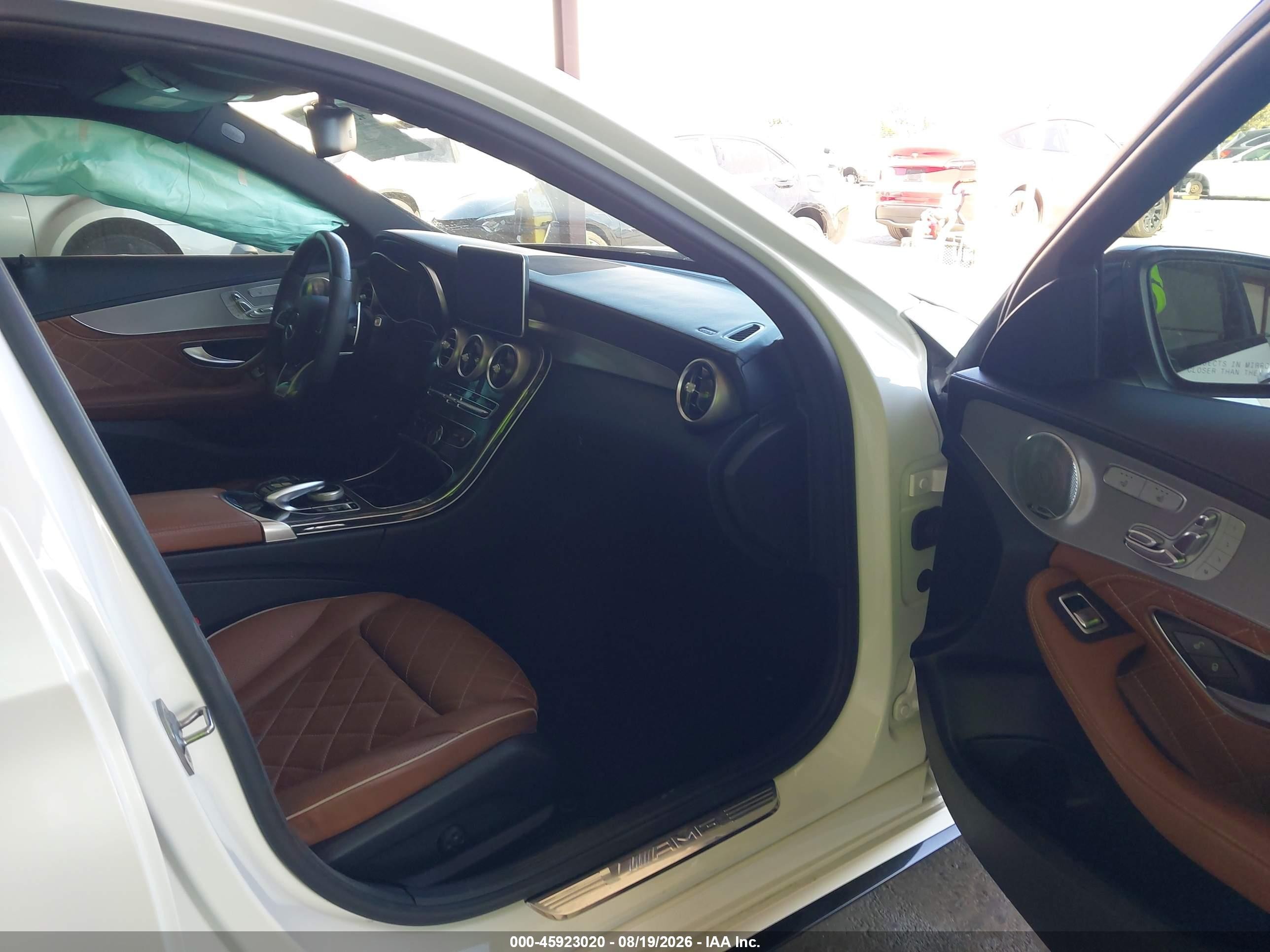 2018 Mercedes-Benz C-Class VIN 55SWF8HB3JU236902 IAAI salvage auction — Side, Salvage (California), sold $20,100 on 2026-09-16 (photo 5)